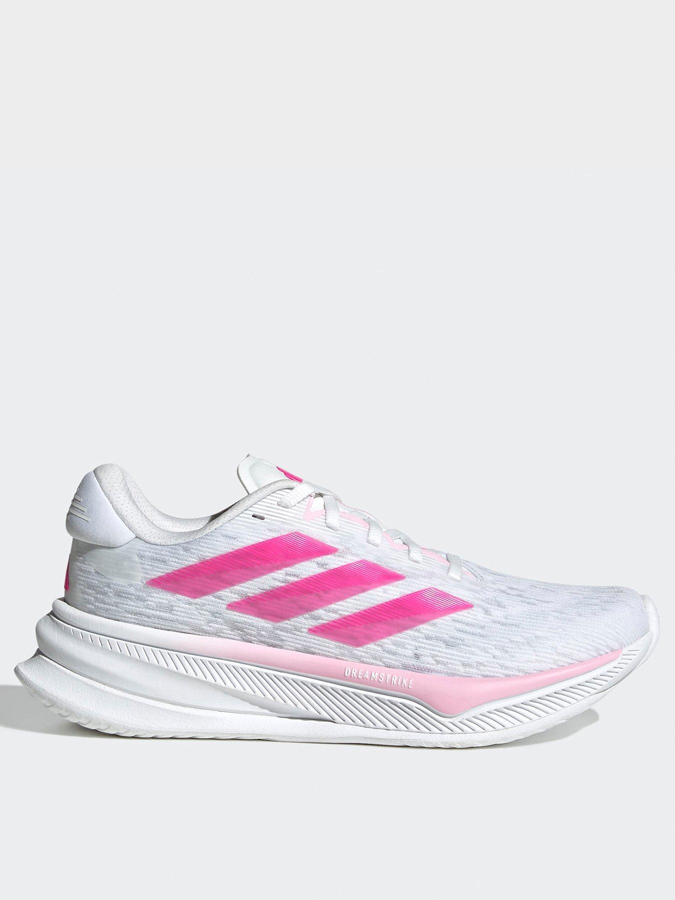 adidas Womens Running Supernova Comfortglide Trainers - White/Pink