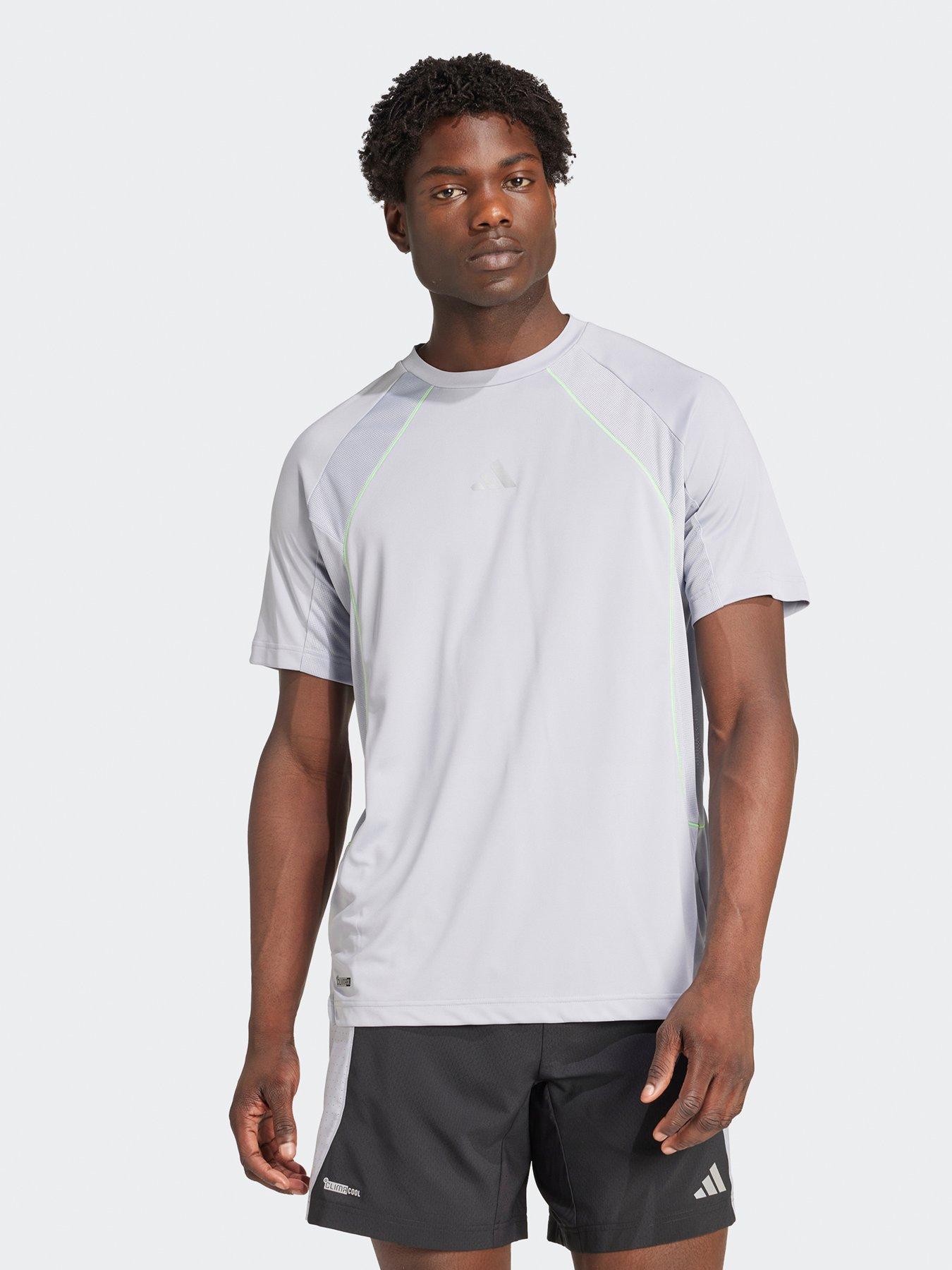 adidas Mens Training Tech T-Shirt - Grey