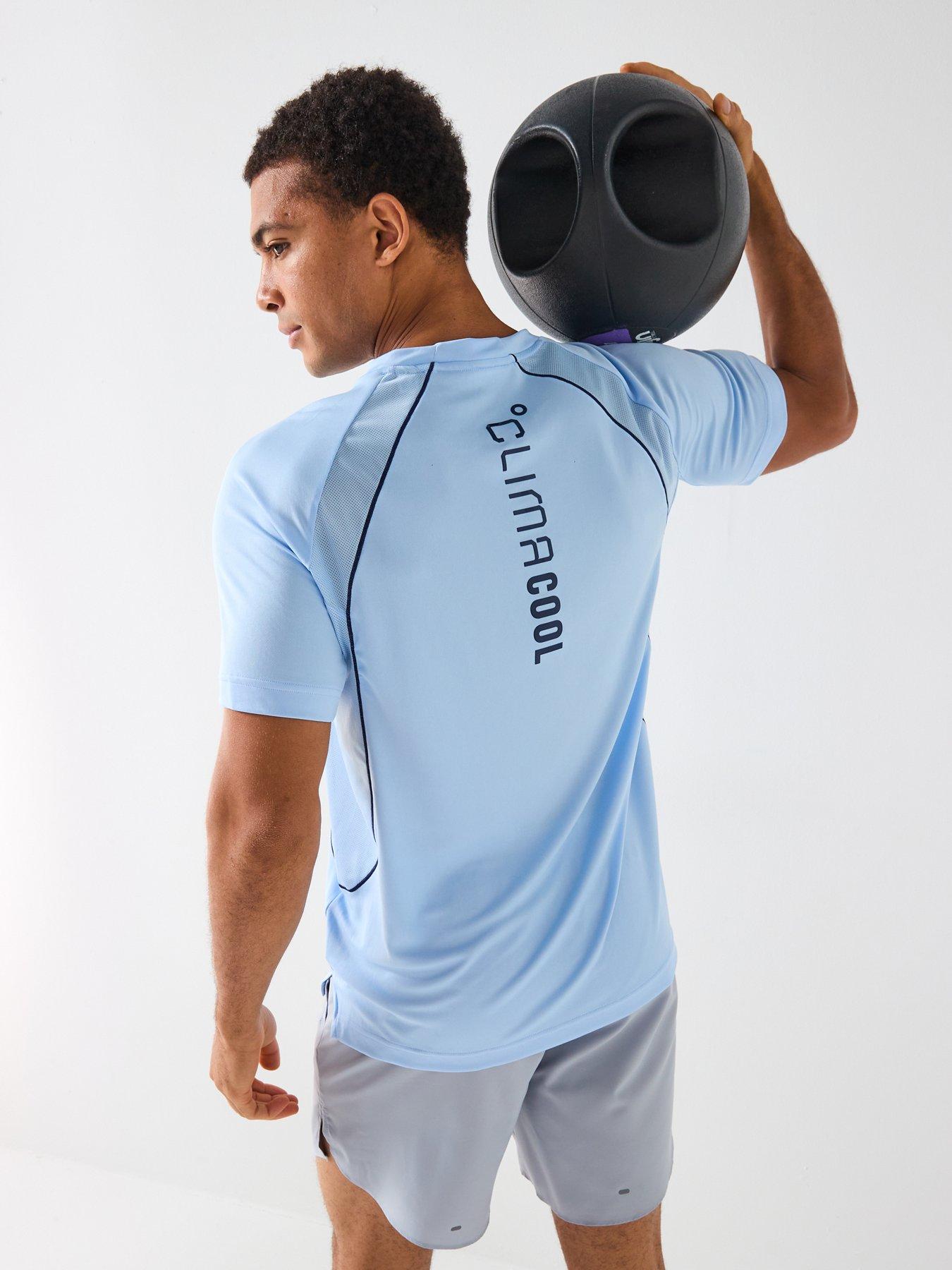 Image 2 of 6 of adidas Mens Training Tech T-Shirt - Blue