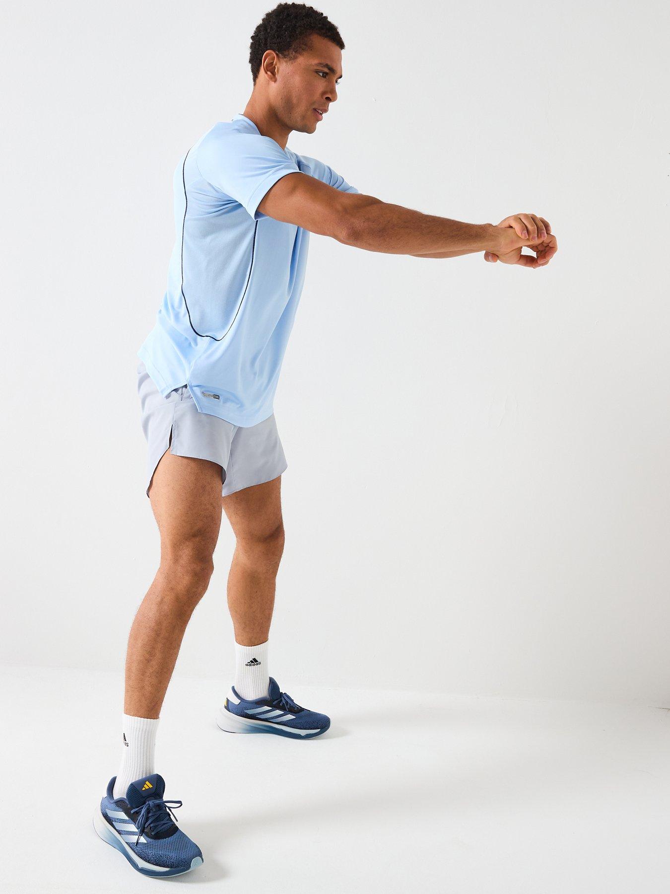 Image 3 of 6 of adidas Mens Training Tech T-Shirt - Blue