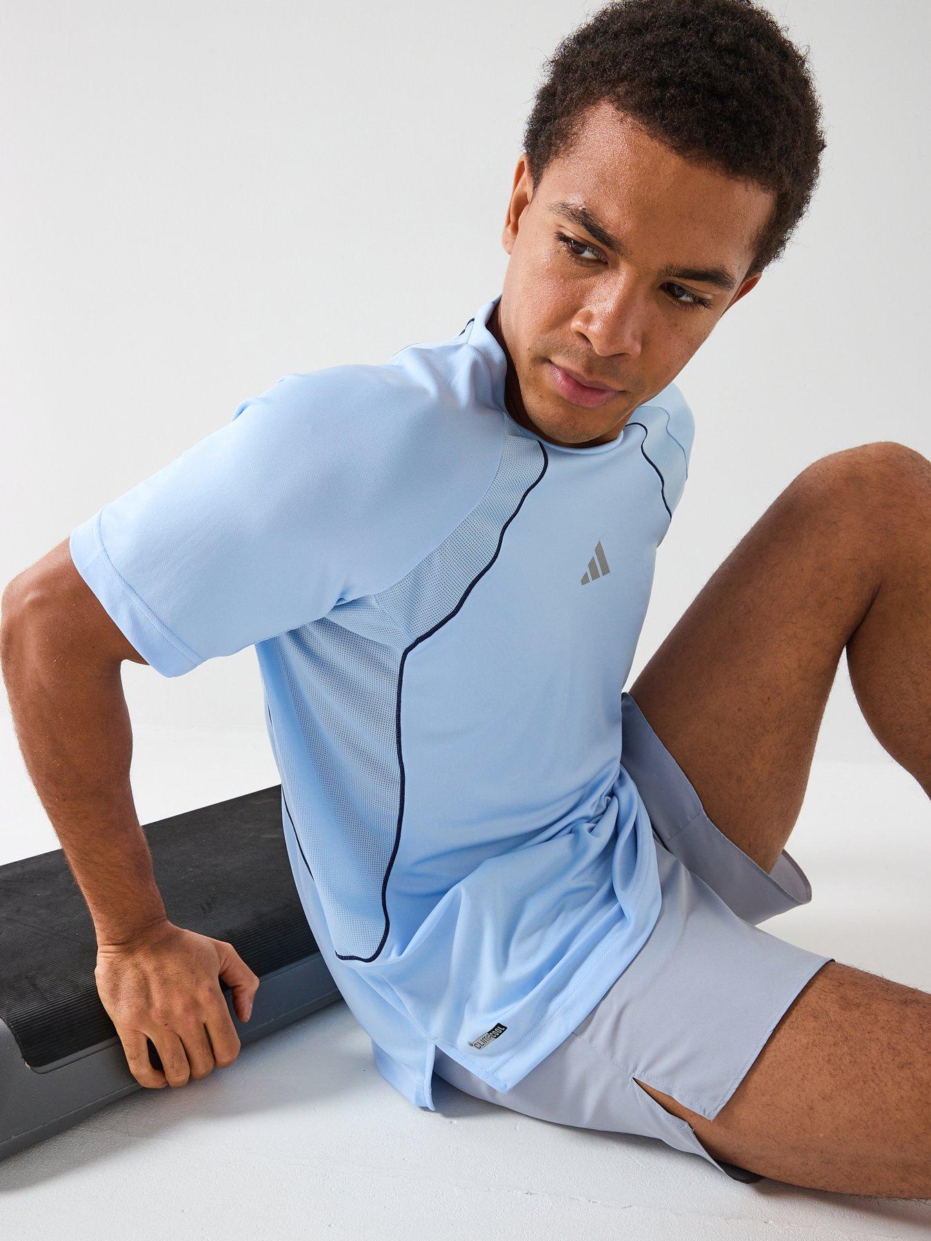 Image 5 of 6 of adidas Mens Training Tech T-Shirt - Blue