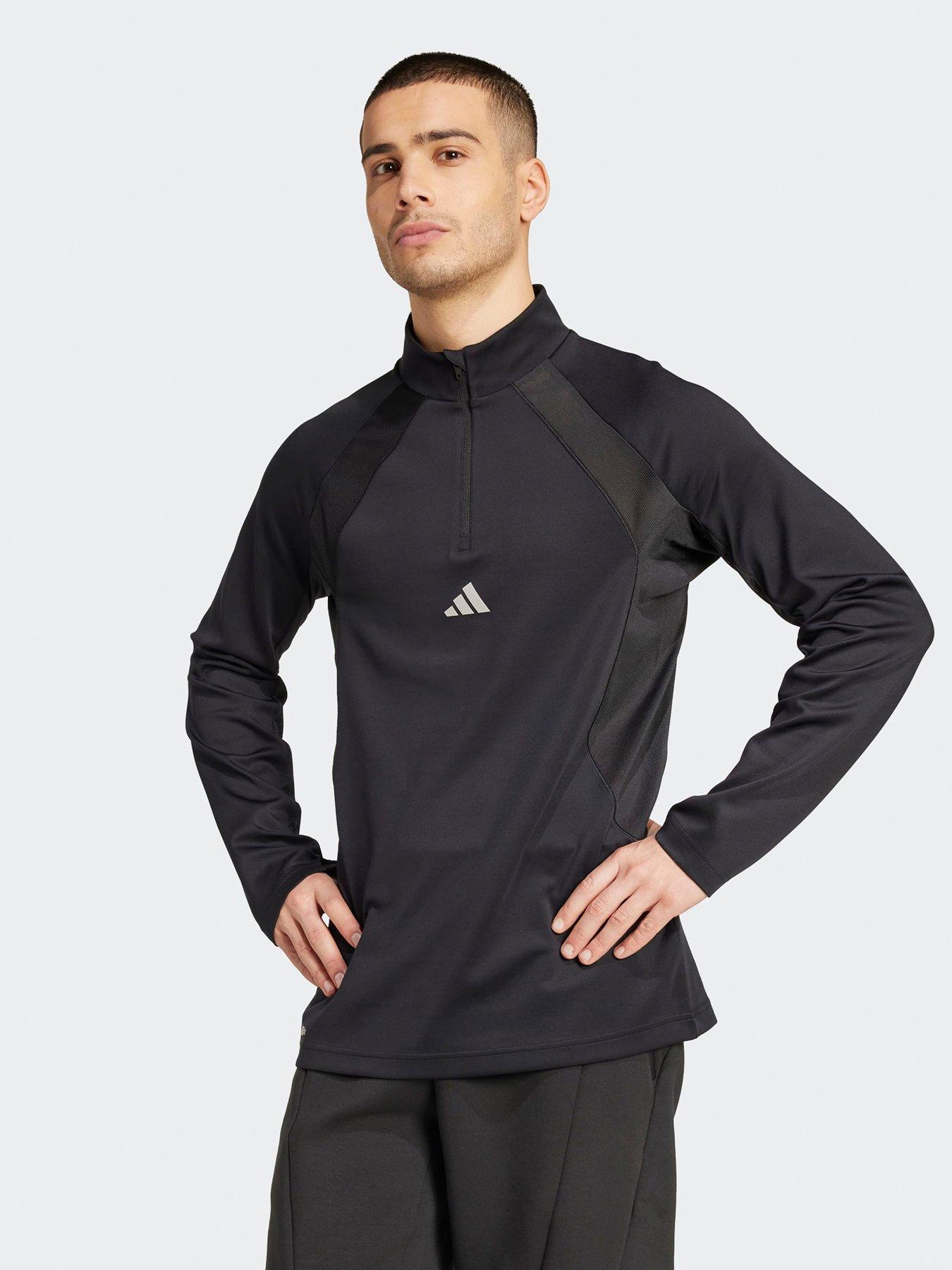 adidas-mens-training-tech-14-zip-top-black