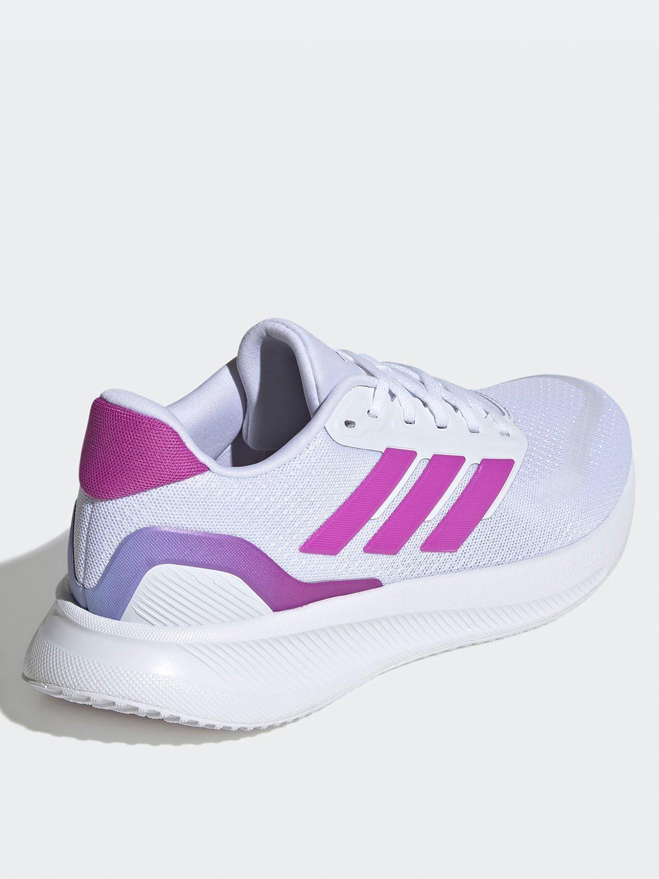 Image 3 of 6 of adidas Womens Running Runfalcon 5 Trainers - White/Purple