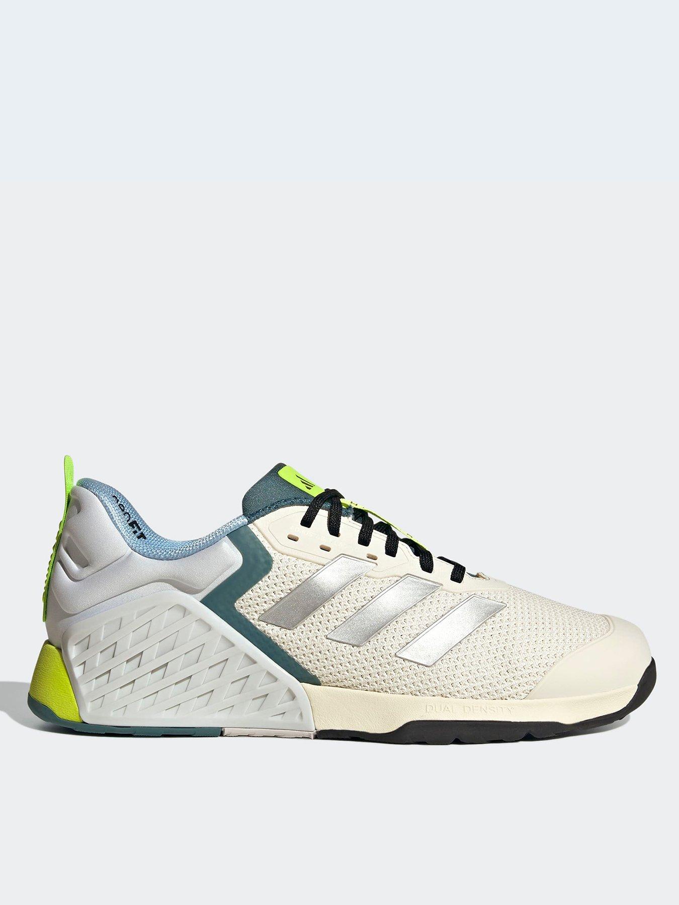 adidas Mens Training Dropset 3 Trainers - White