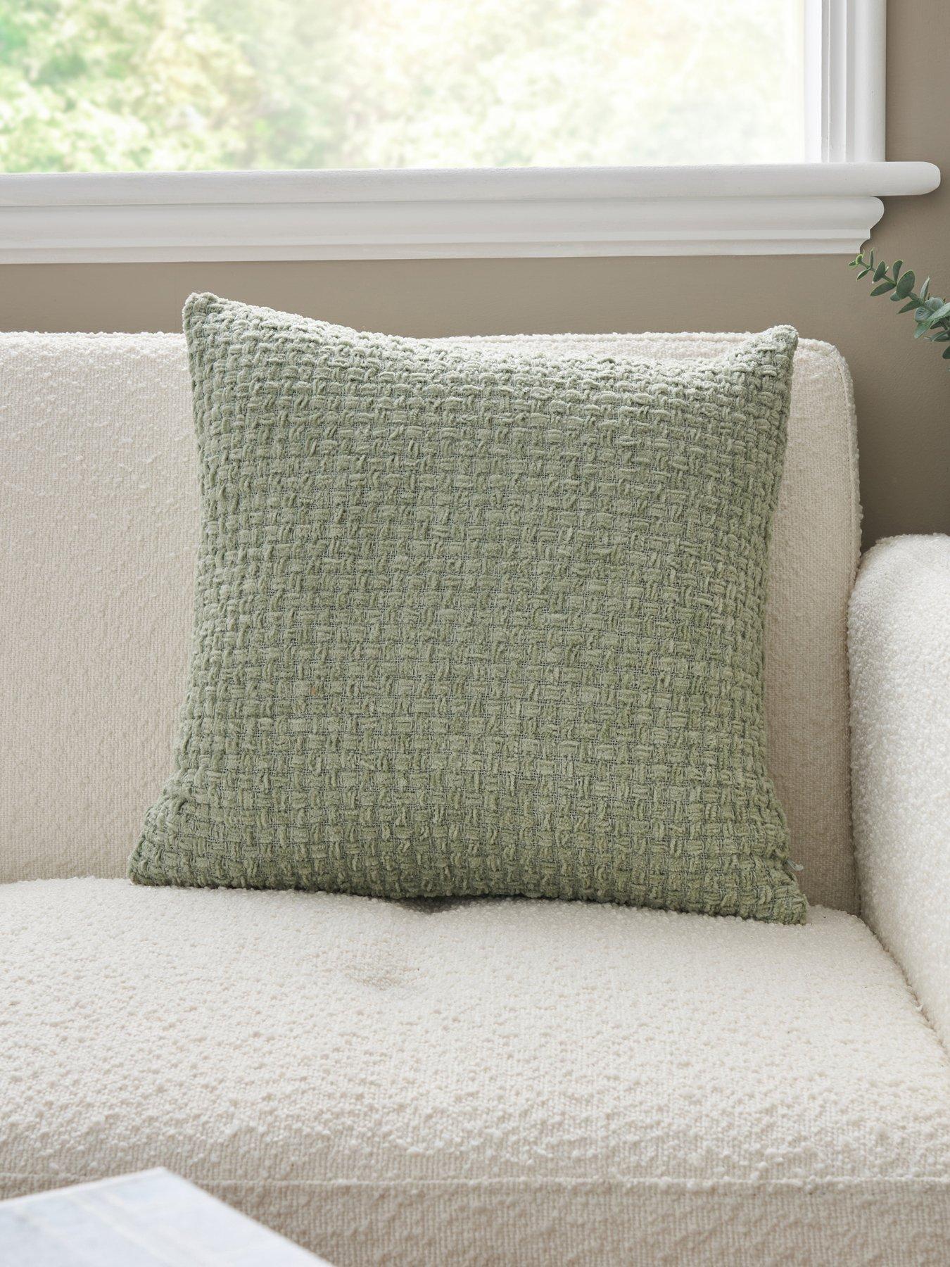 The Very Collection Cross Weave Chenille Cushion
