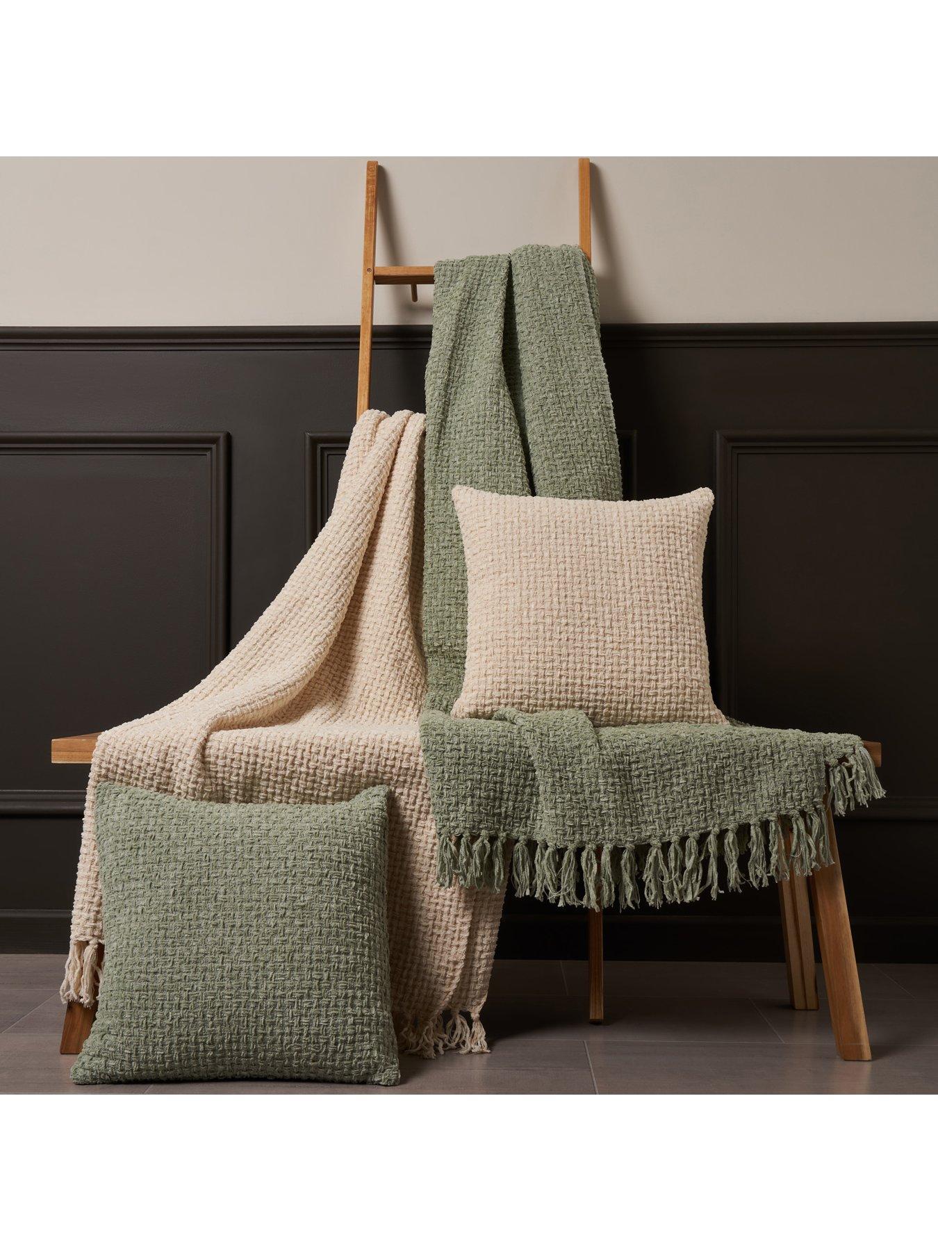 Image 7 of 7 of The Very Collection &nbsp;Cross Weave Chenille Cushion