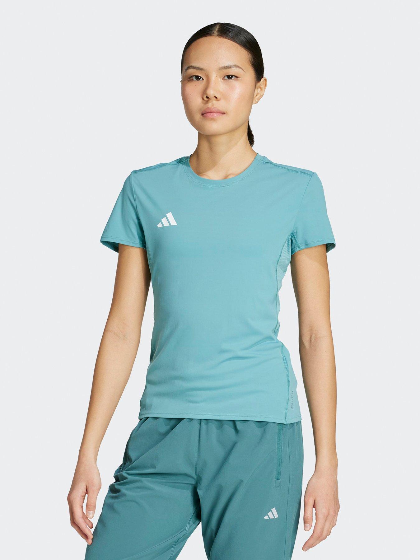 adidas Womens Running Adizero T-Shirt - Green