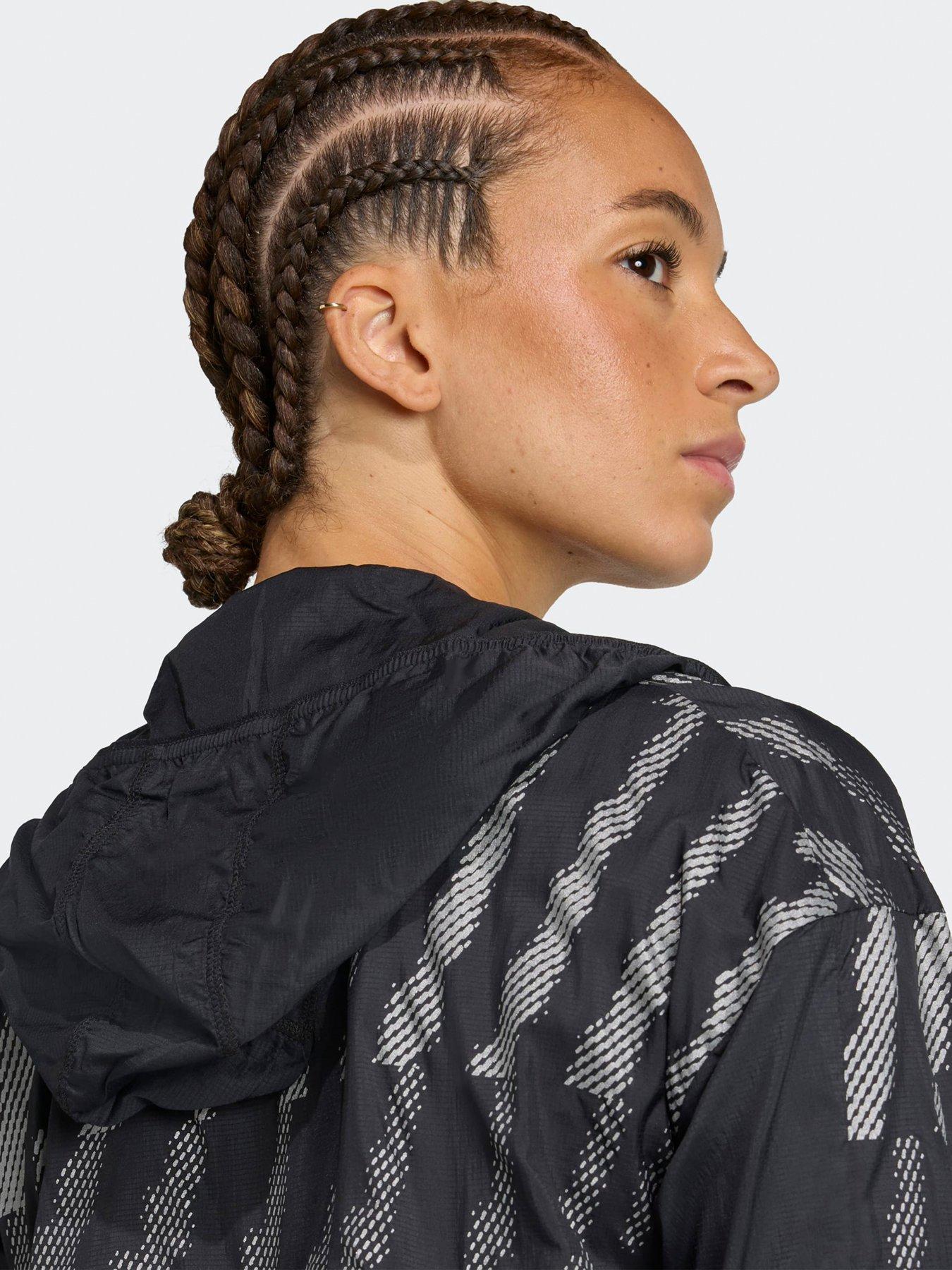 Image 5 of 5 of adidas Womens Running Adi365 Hi-Vis Jacket - Black