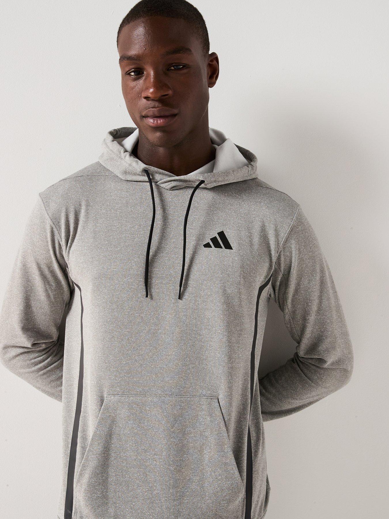 adidas Mens Training Game  &  Go Hoodie - Grey