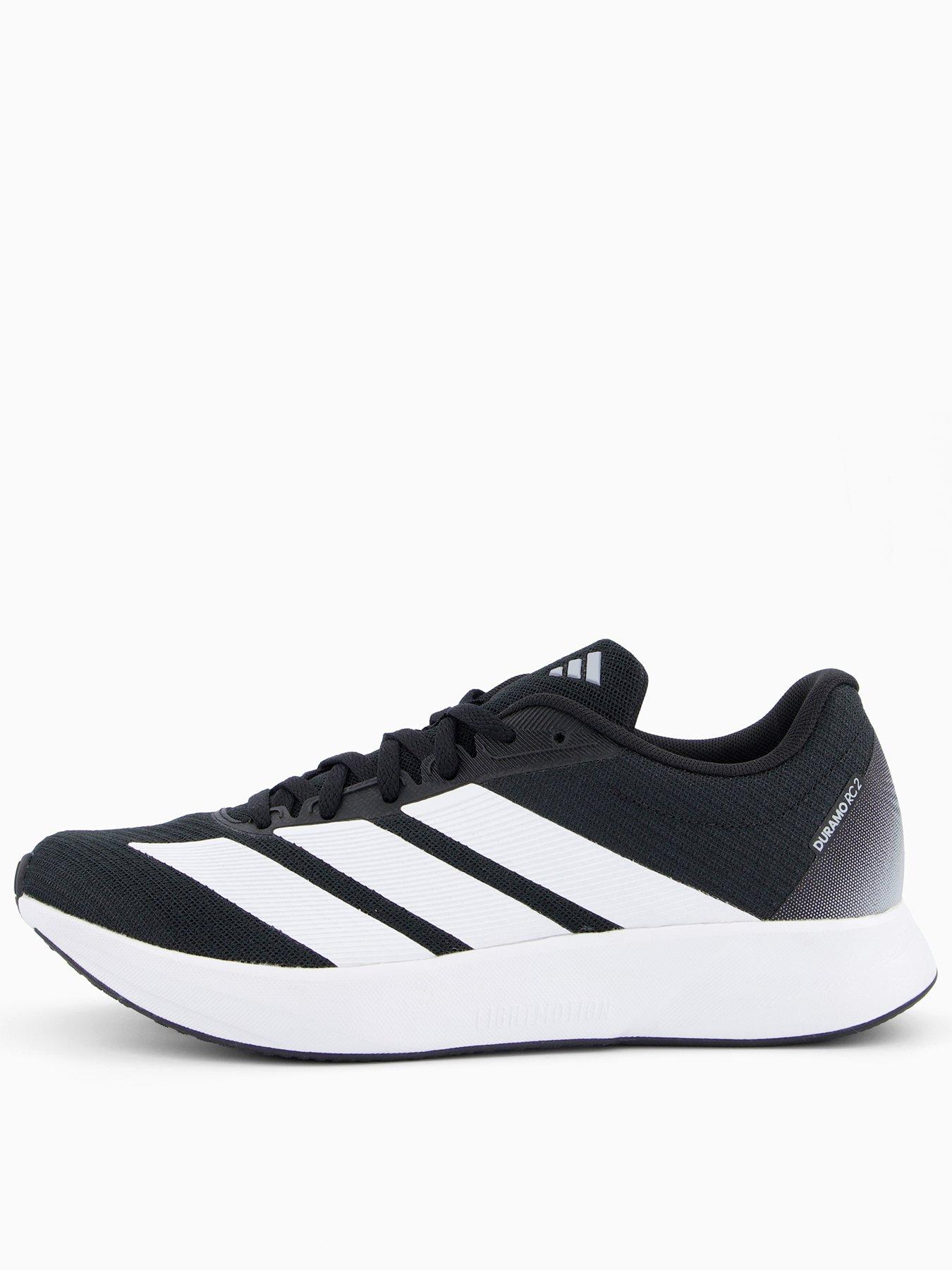 adidas-womens-running-duramo-rc2-trainers-blackwhitestillFront