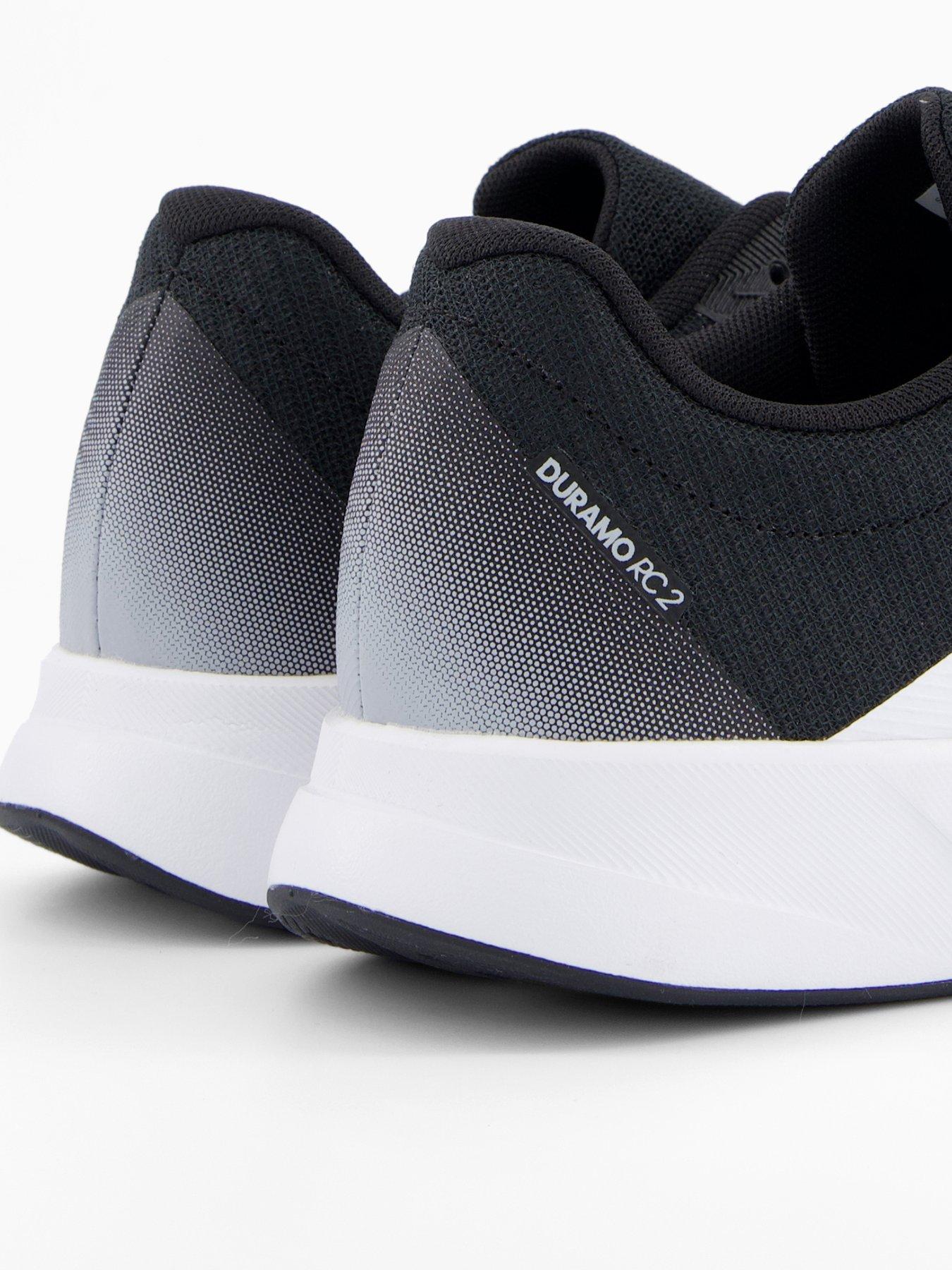 adidas-womens-running-duramo-rc2-trainers-blackwhiteoutfit