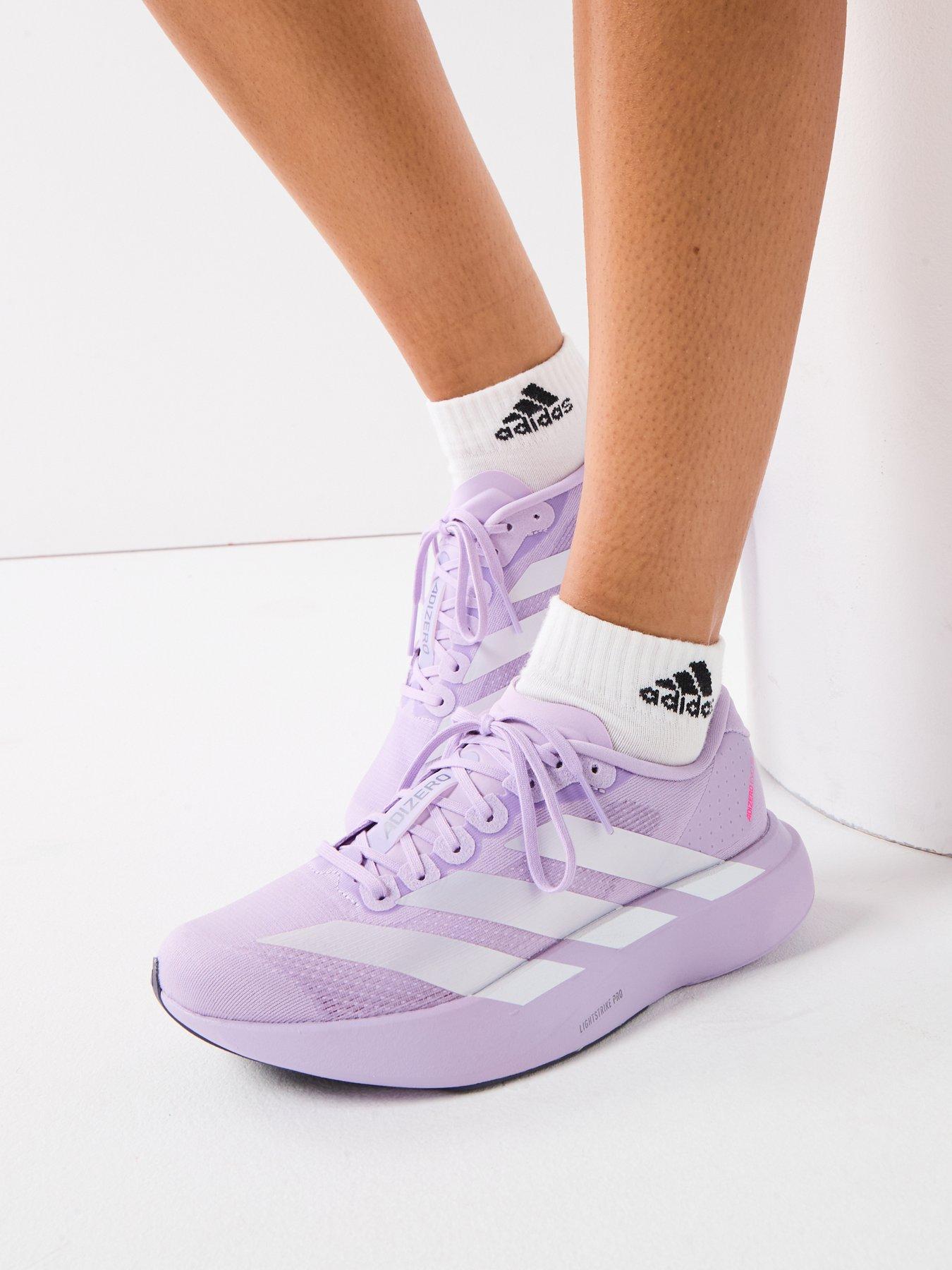 Image 1 of 7 of adidas Womens Running Adizero Evo Sl Trainers - Purple
