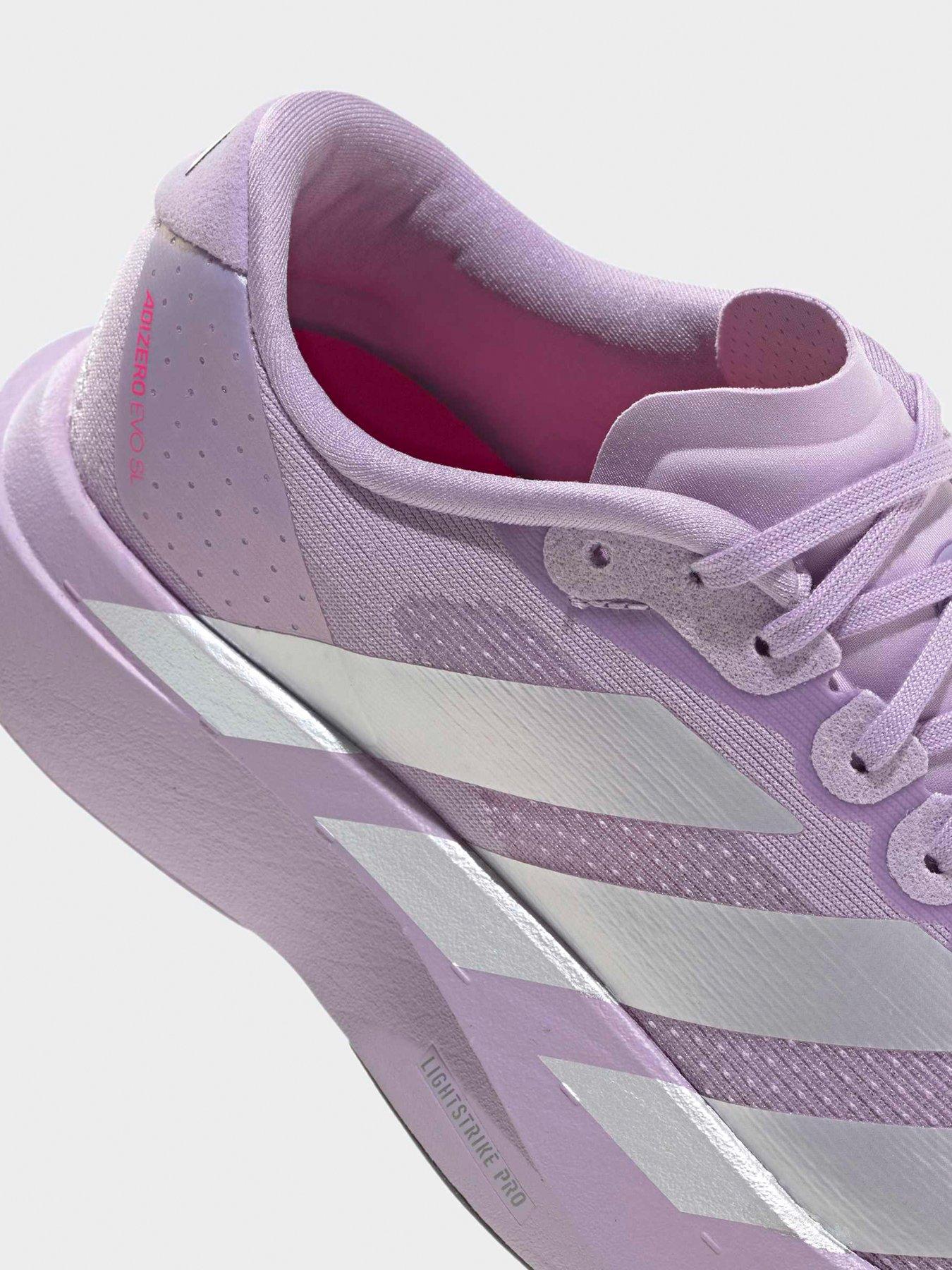 Image 7 of 7 of adidas Womens Running Adizero Evo Sl Trainers - Purple