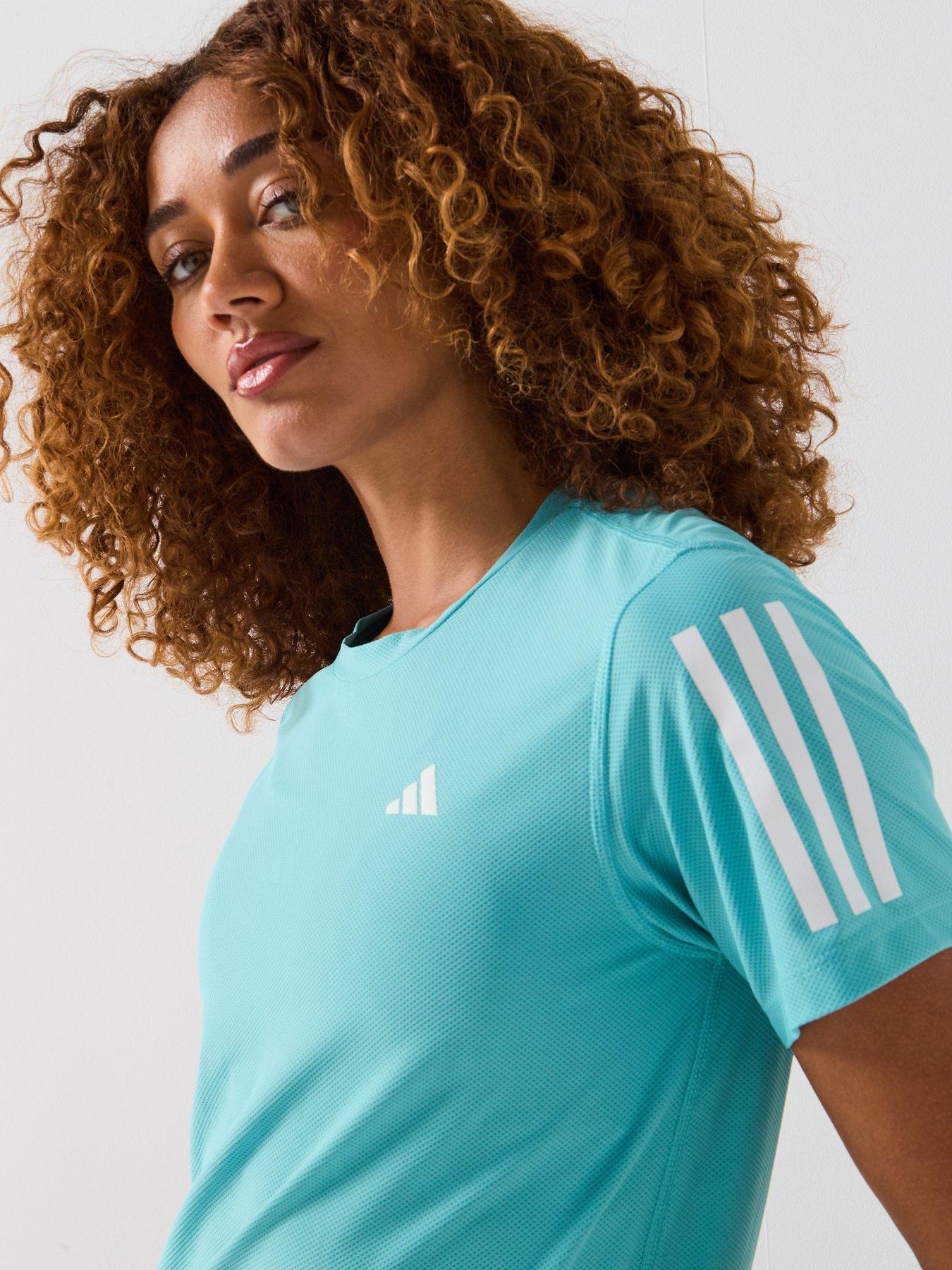 Image 4 of 6 of adidas Womens Running Own The Run T-Shirt - Mint