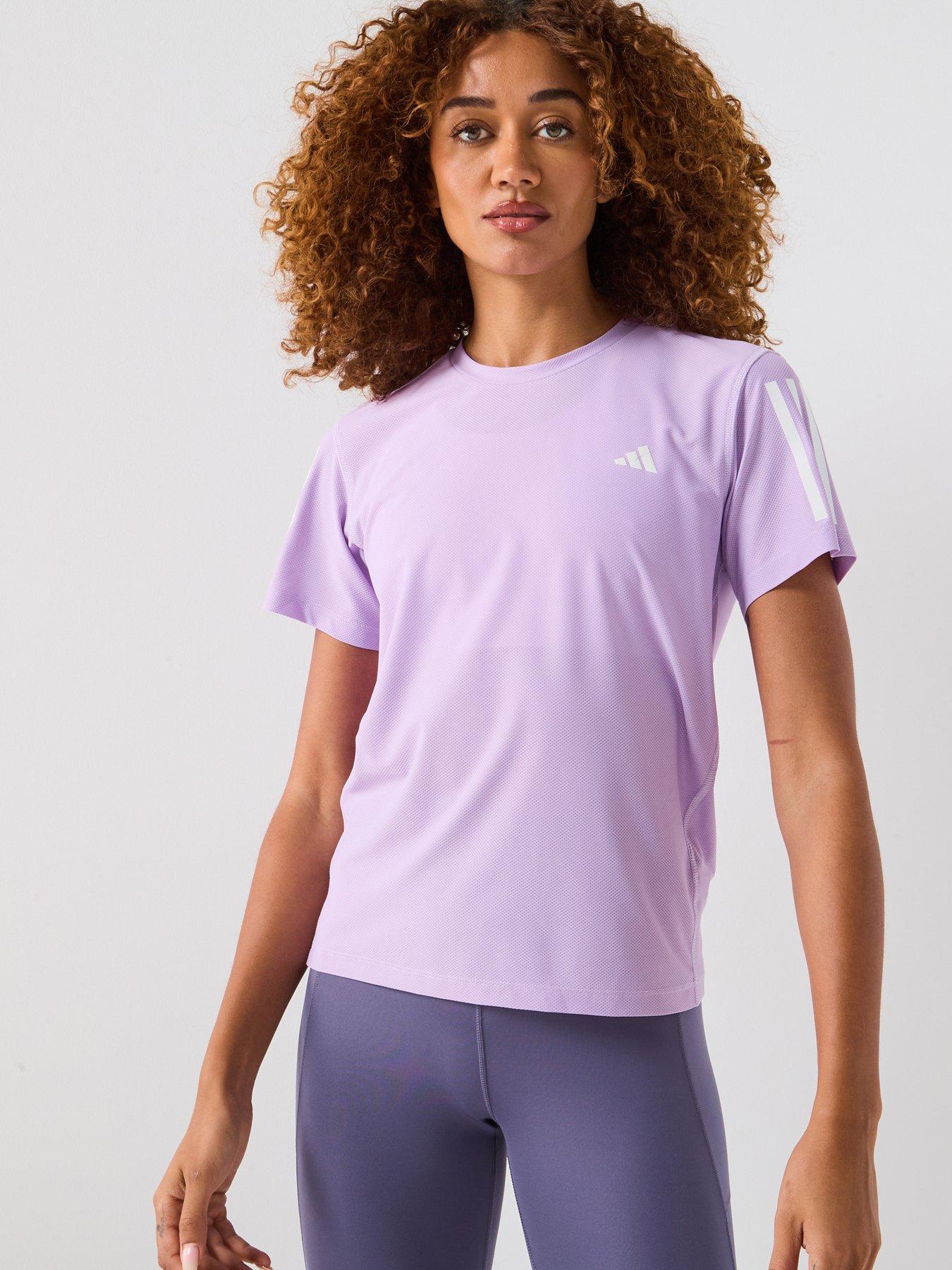 adidas Womens Running Own The Run T-Shirt - Purple