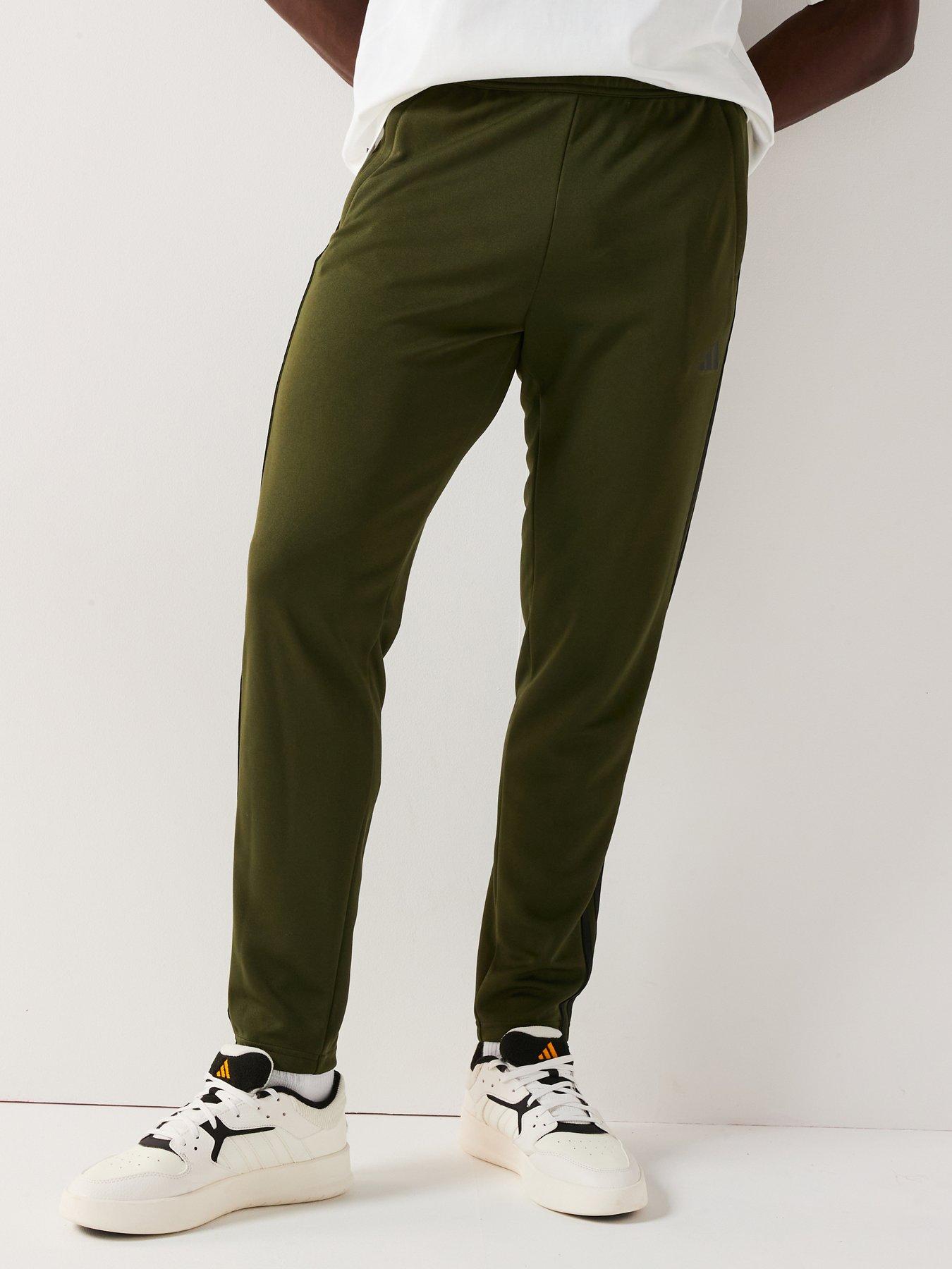 adidas-mens-training-essentials-base-3-stripe-pants-khaki