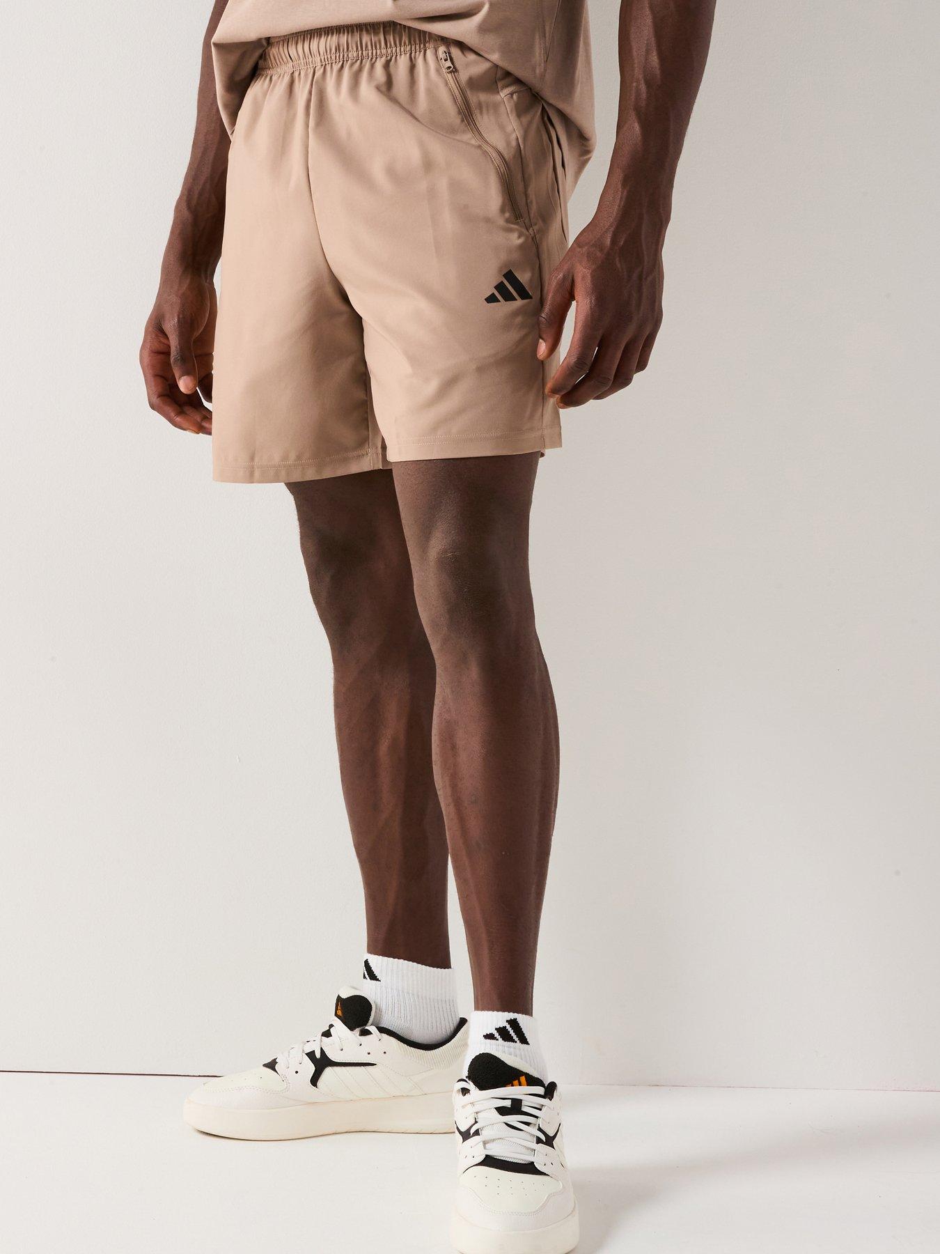 adidas Mens Training Essentials Woven 7Inch Shorts - Brown