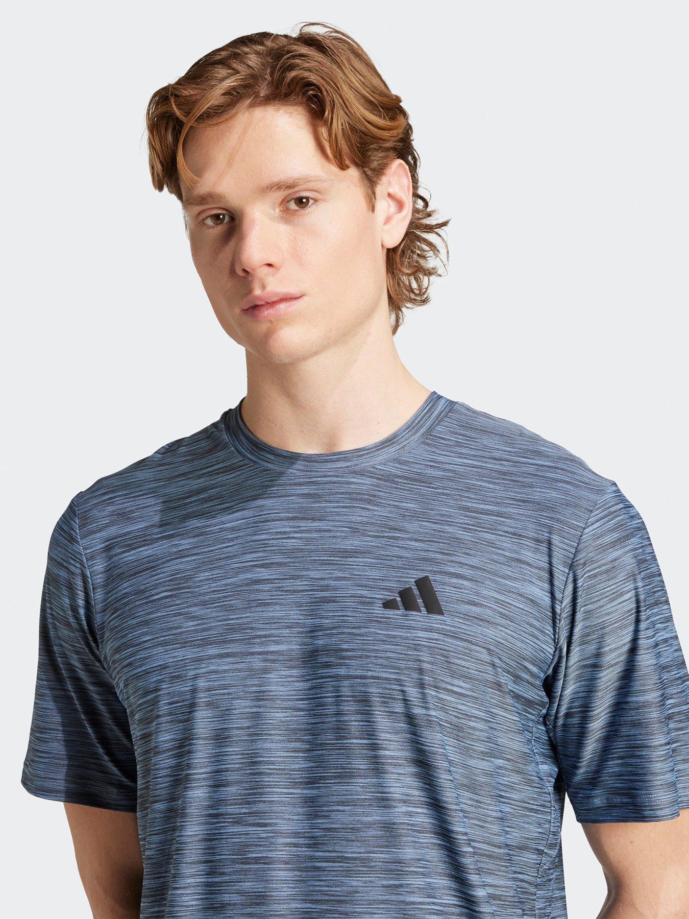 adidas-mens-training-essentials-stretch-t-shirt-blueoutfit