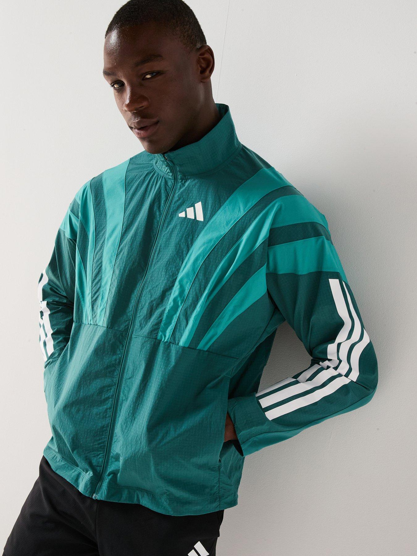adidas Mens Running Adizero Jacket - Green