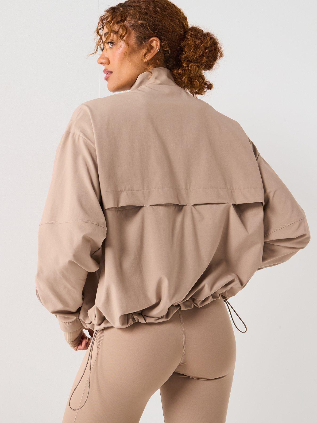 Image 2 of 6 of adidas Womens Training Hyperglam Windbreaker Jacket - Brown