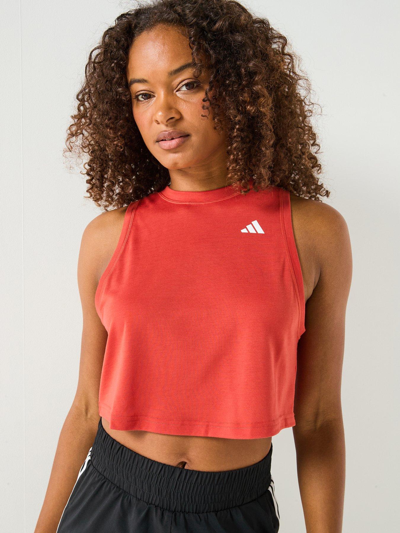 adidas Womens Training Essentials Tank - Brown
