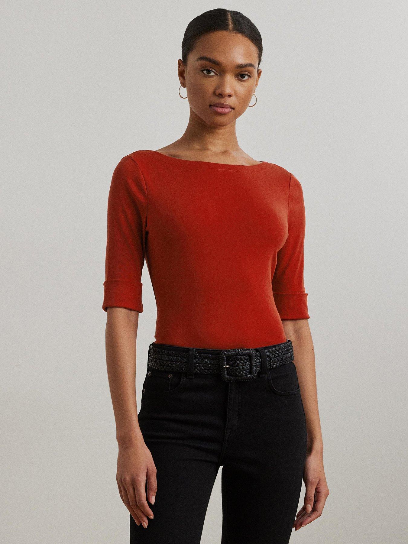 Lauren by Ralph Lauren Judy Knit Jumper - Red