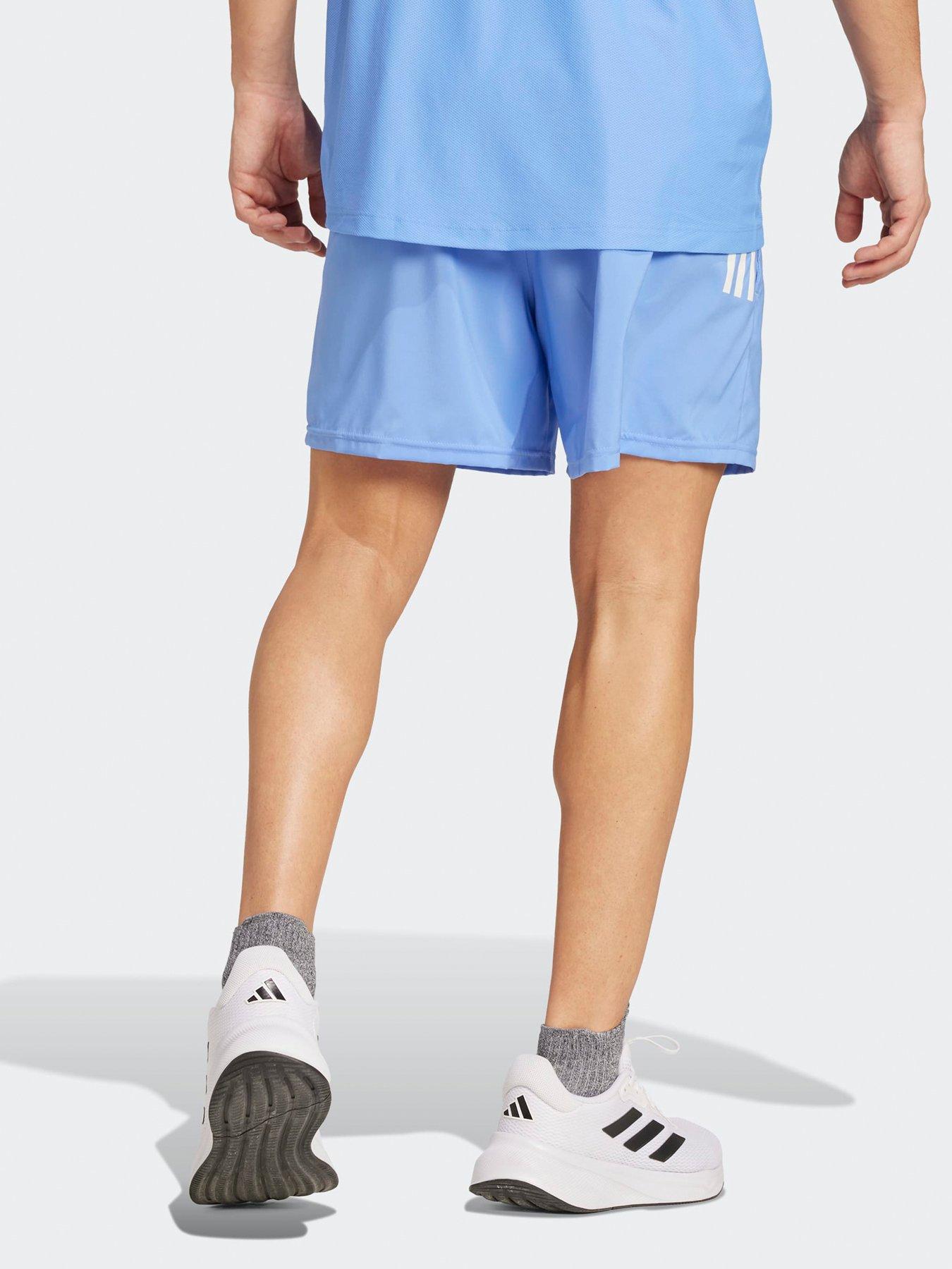 adidas-mens-running-own-the-run-7inch-shorts-bluestillFront