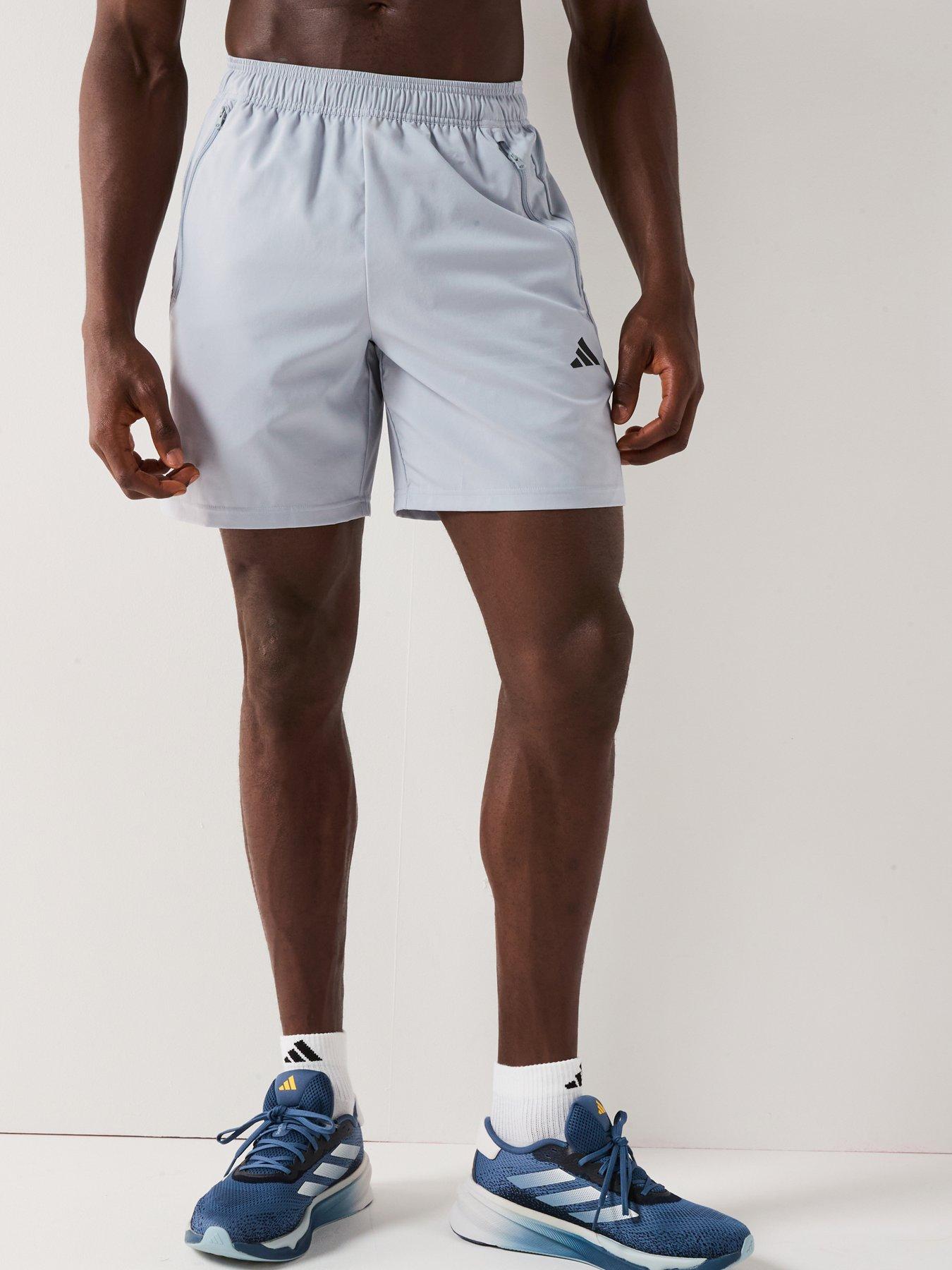 adidas Mens Training Essentials Woven 7inch Shorts - Grey