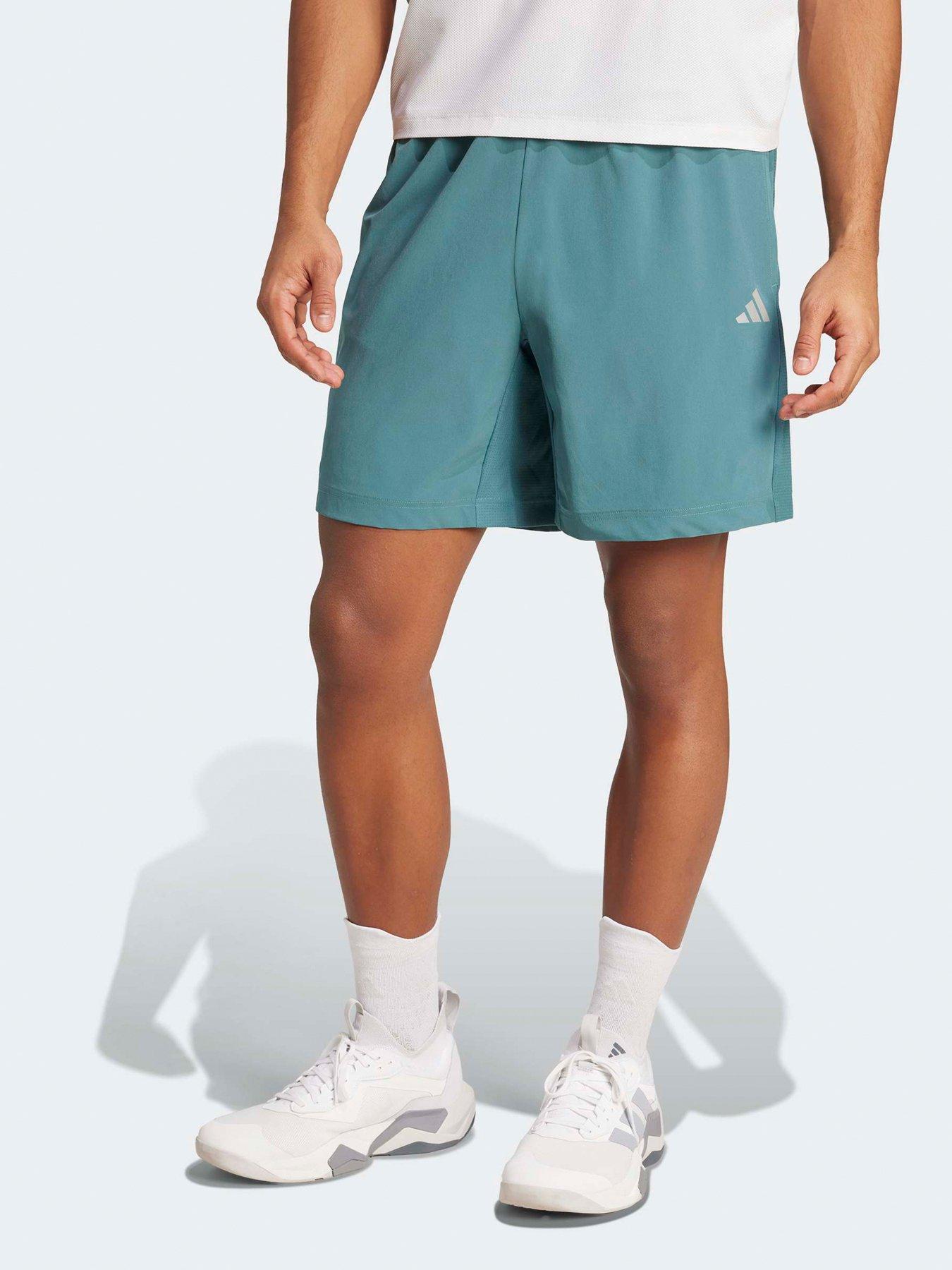 adidas Mens Training Tech 7Inch Shorts - Green