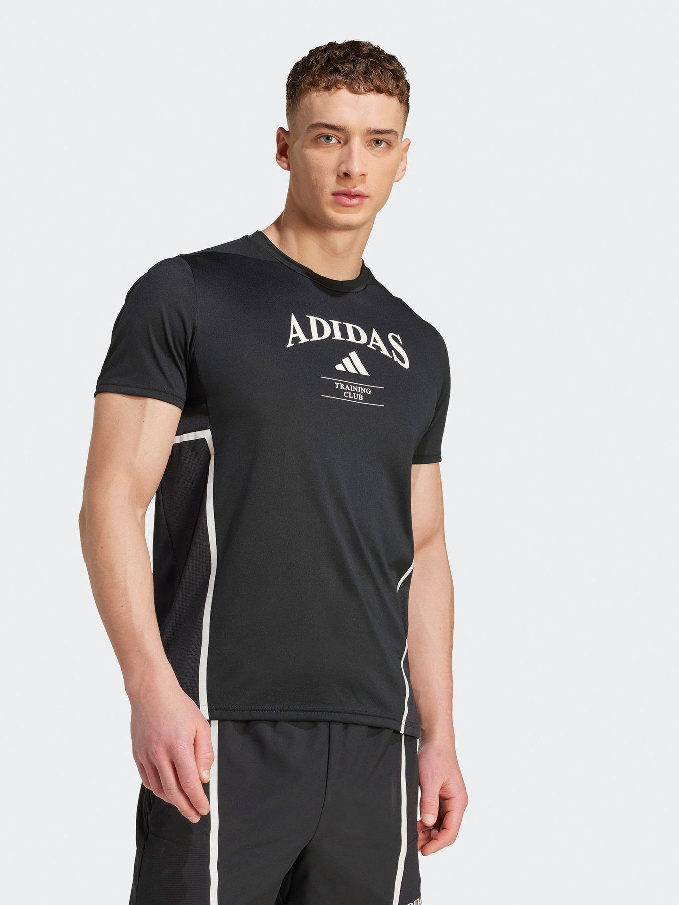 adidas Mens Training D4T Heritage CLIMACOOL T-Shirt - Black