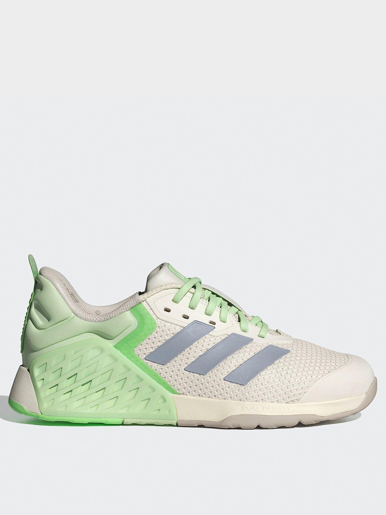 Image 1 of 7 of adidas Womens Training Dropset 3 Trainers - Silver/Green/Lime