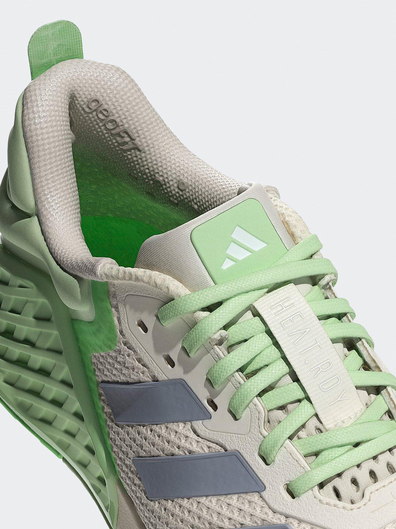 Image 6 of 7 of adidas Womens Training Dropset 3 Trainers - Silver/Green/Lime
