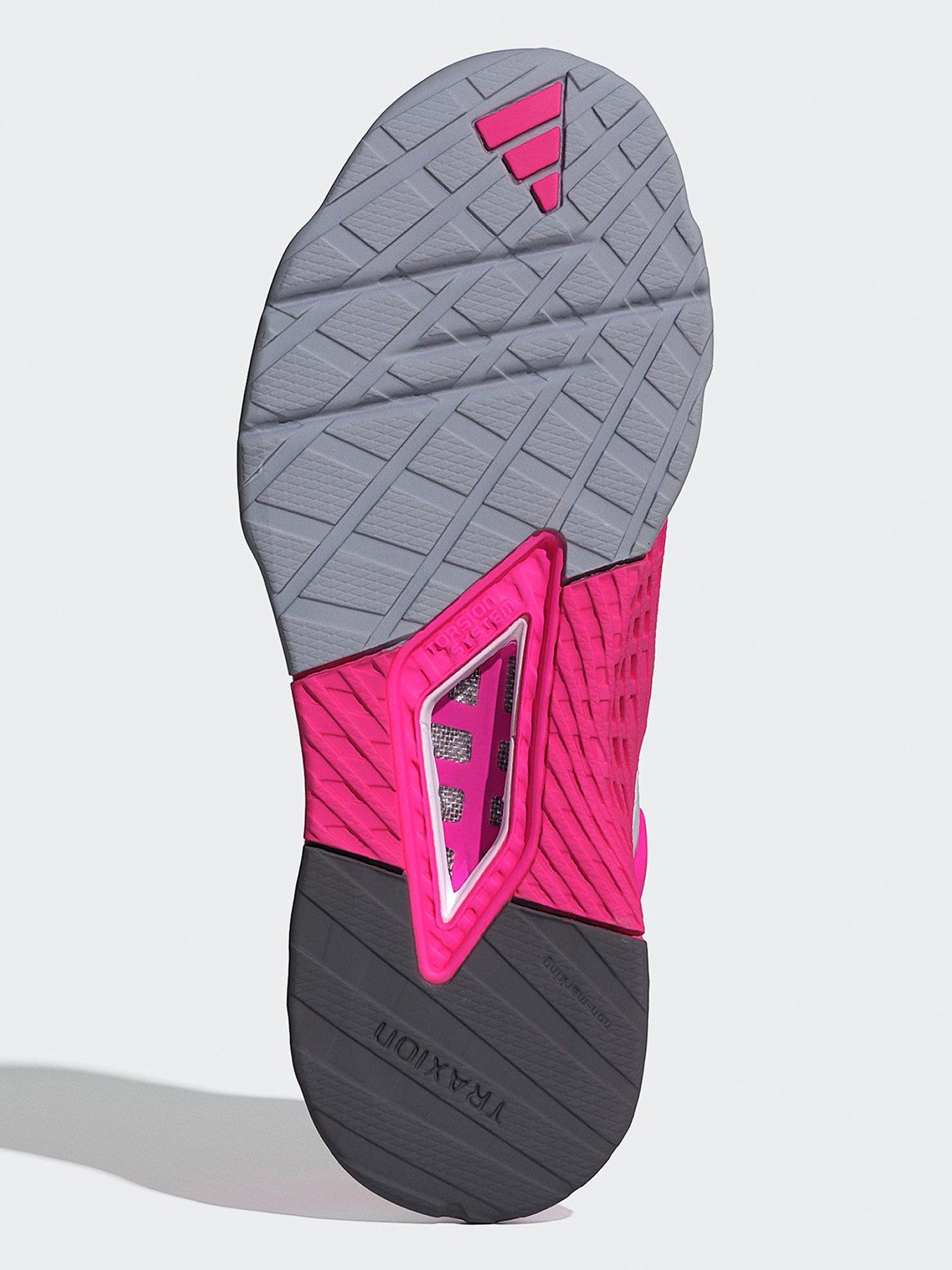 Image 5 of 7 of adidas Womens Training Dropset 3 Trainers - White / Pink