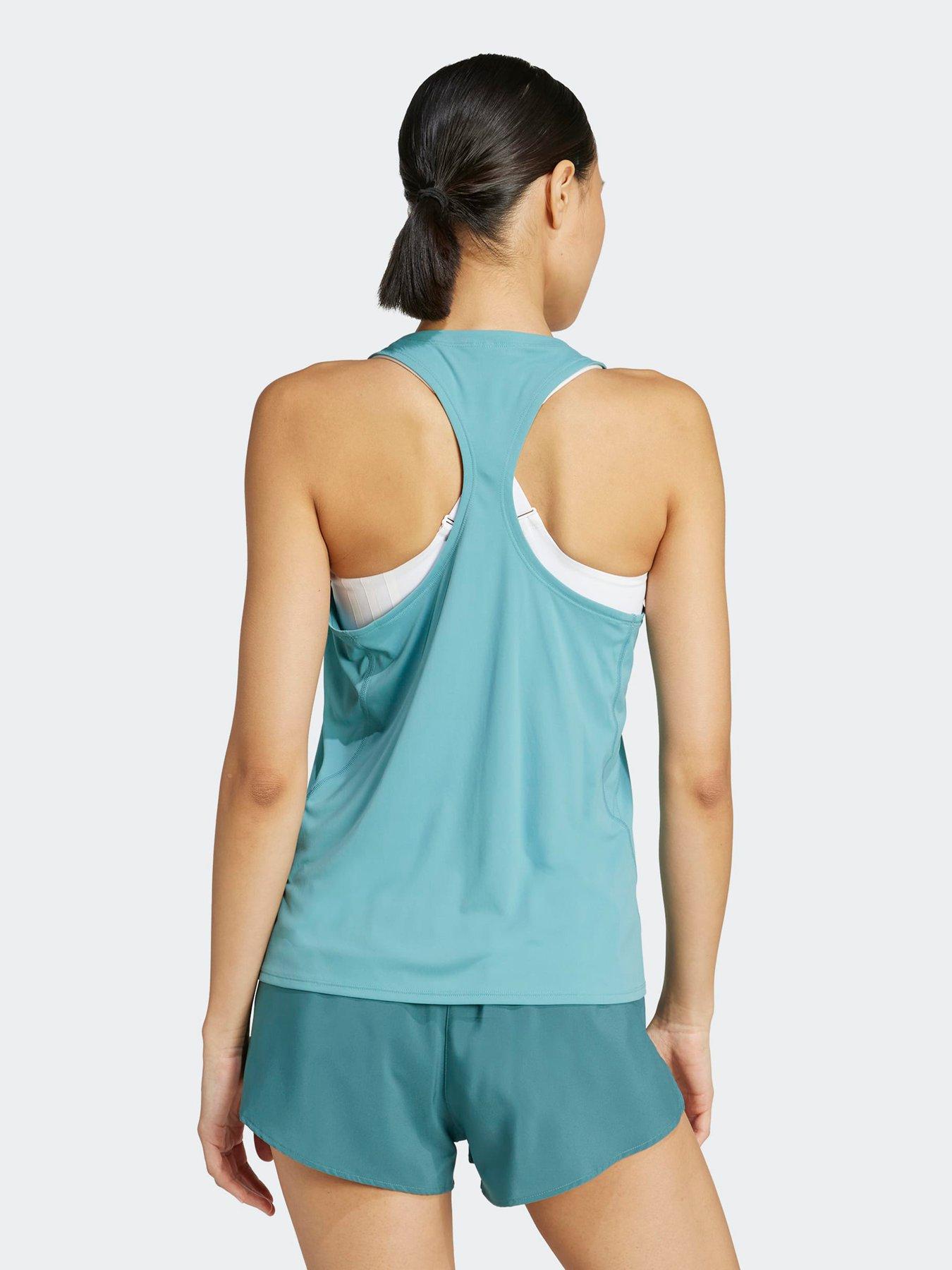 adidas-womens-running-adizero-tank-greenstillFront