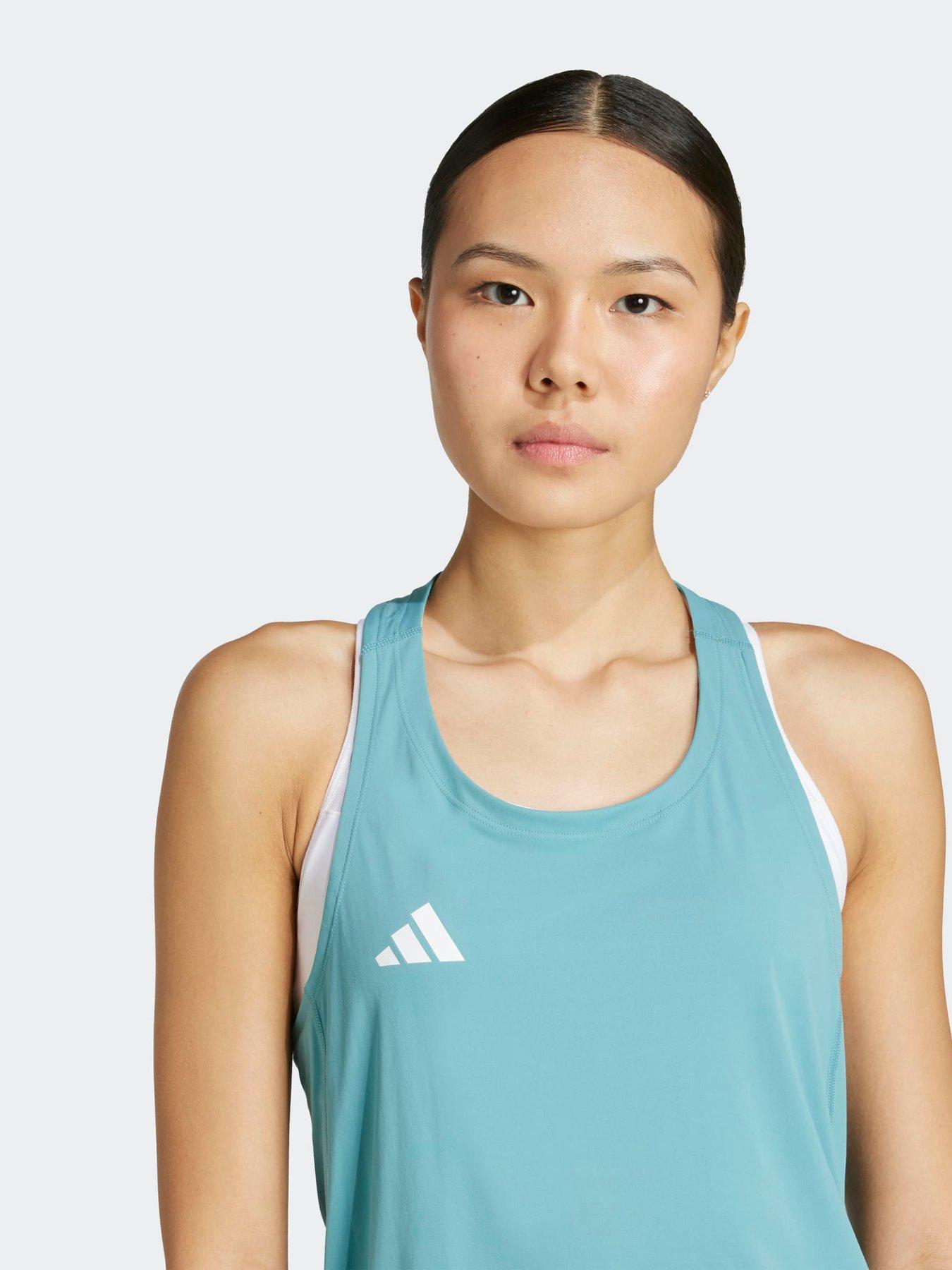 adidas-womens-running-adizero-tank-greenoutfit