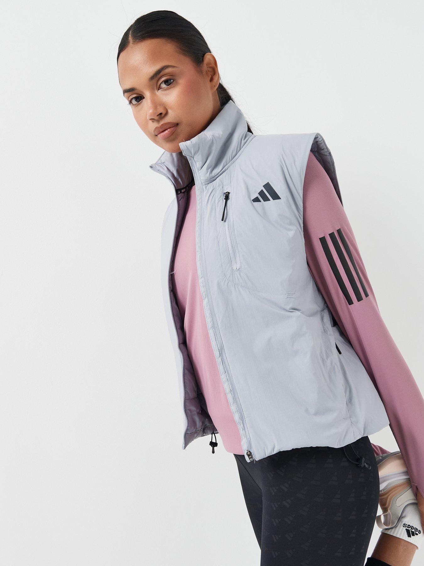 adidas Womens Running Adi365 Winter Gilet - Silver