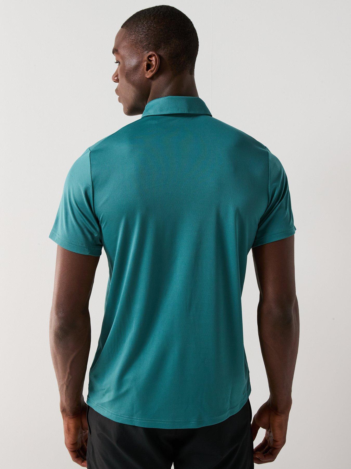 adidas-mens-training-essentials-base-polo-greenstillFront