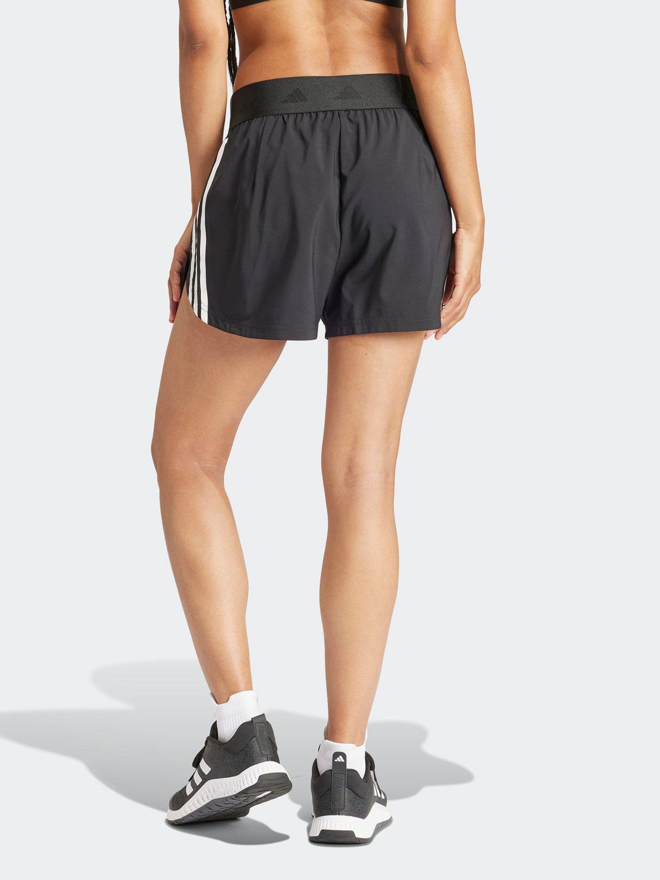 Image 2 of 5 of adidas Womens Training Hyperglam Woven Shorts - Black