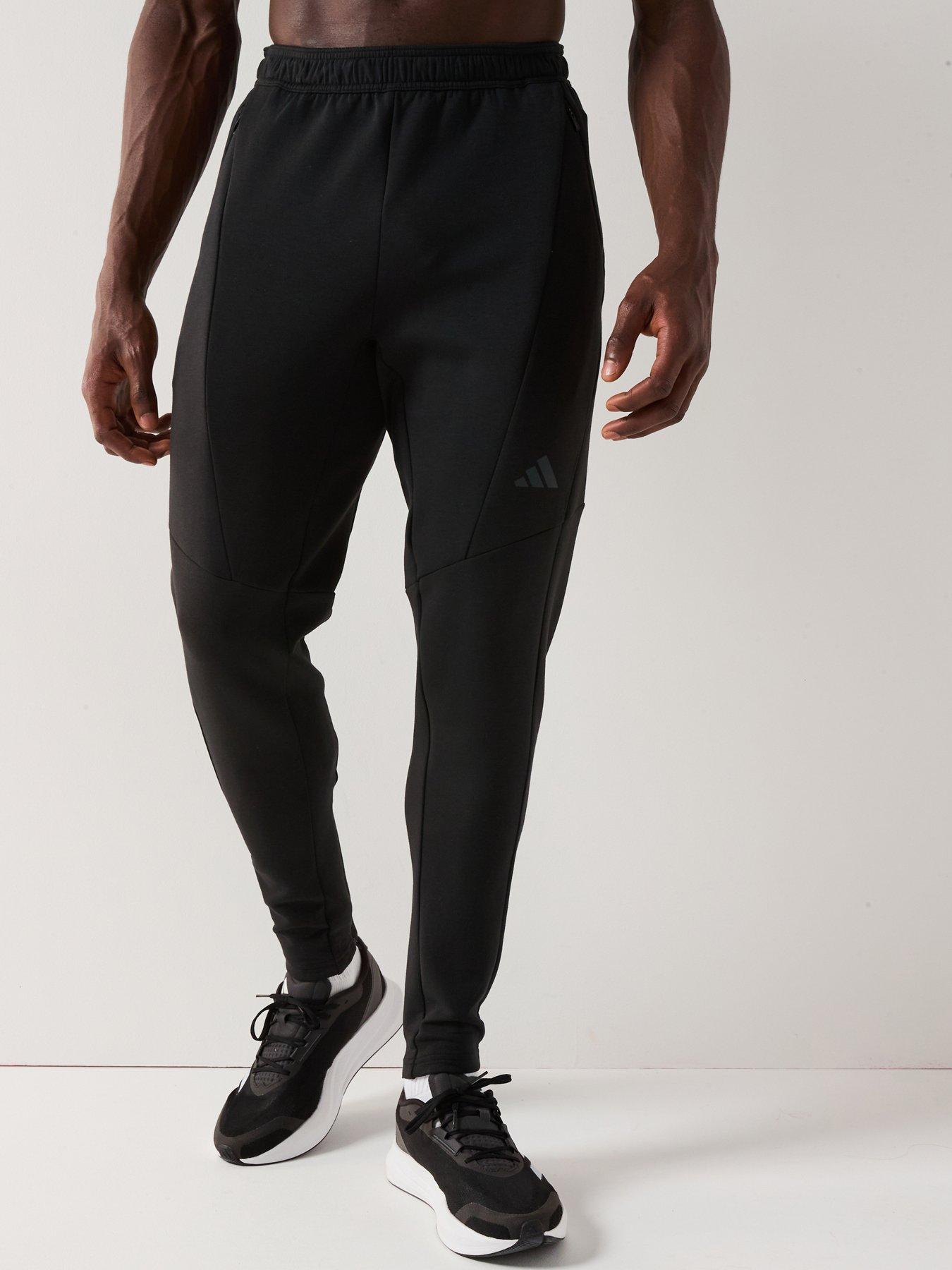 adidas Mens Training D4T Knit Pants - Black