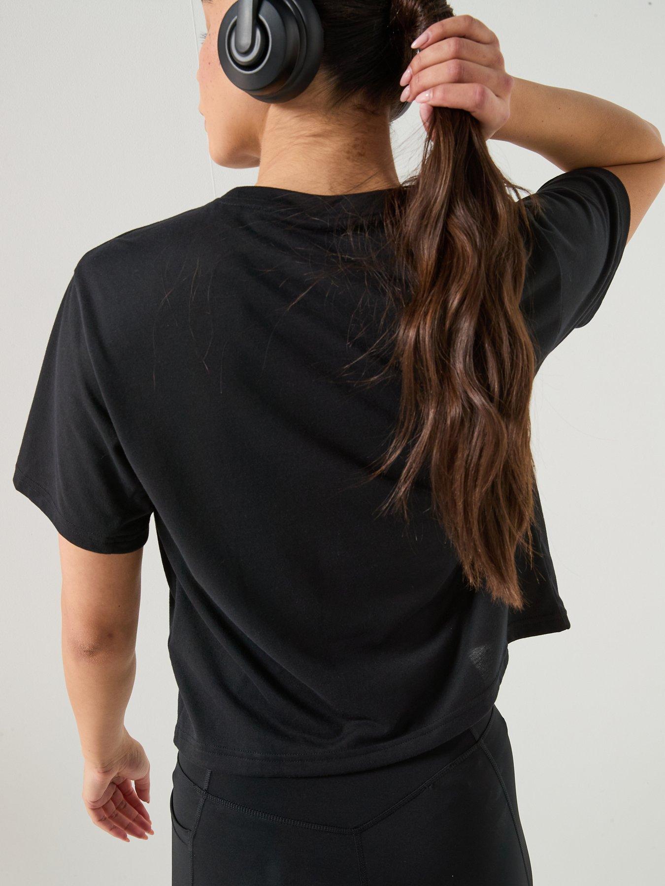 Image 6 of 6 of adidas Womens Training Essentials Logo T-Shirt - Black