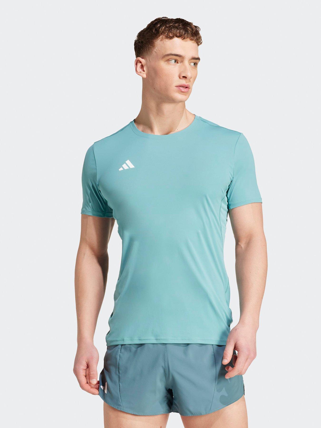 adidas Mens Running Adizero T-Shirt - Green