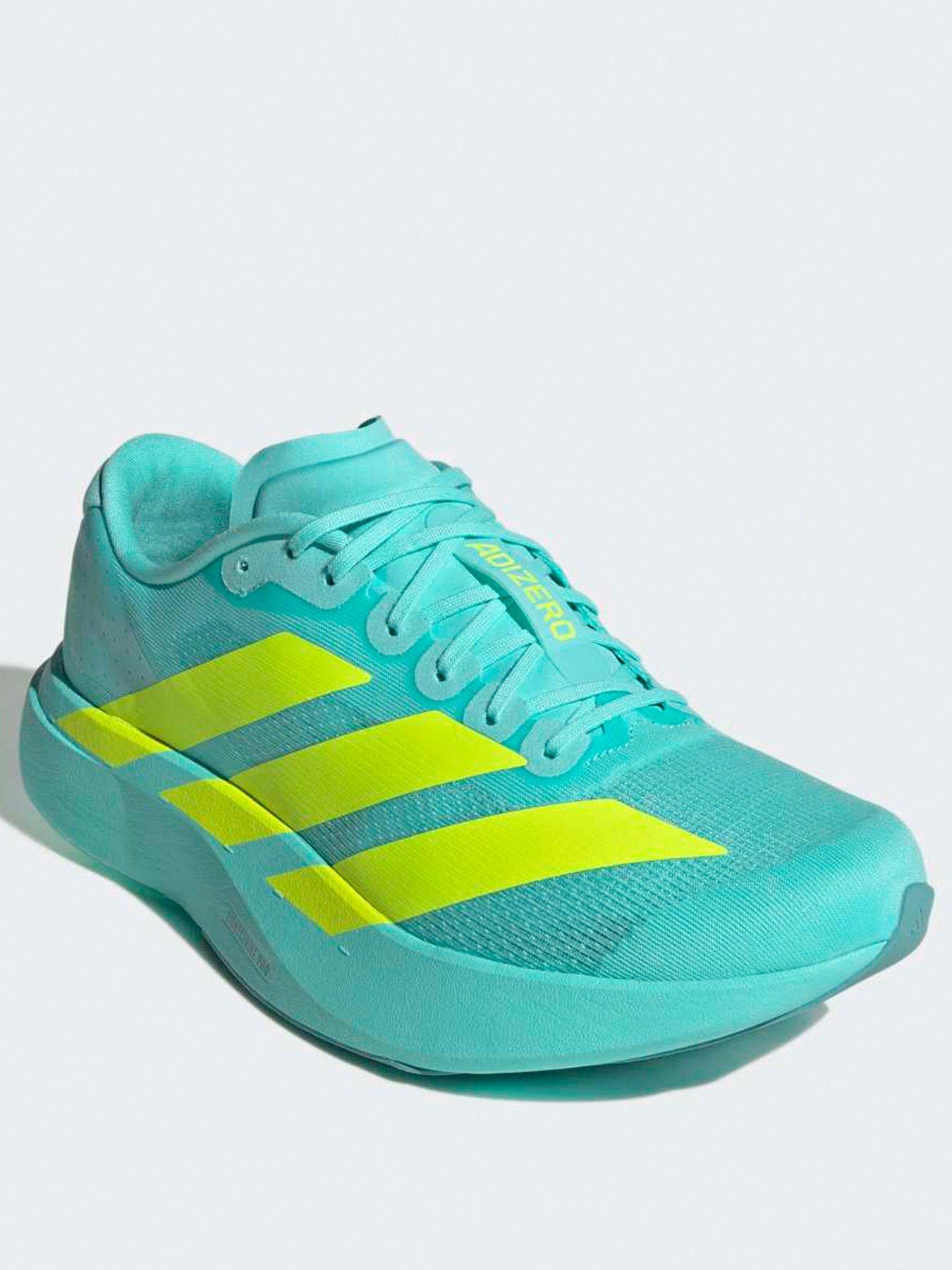 adidas-mens-running-adizero-evo-sl-trainers-greenstillFront