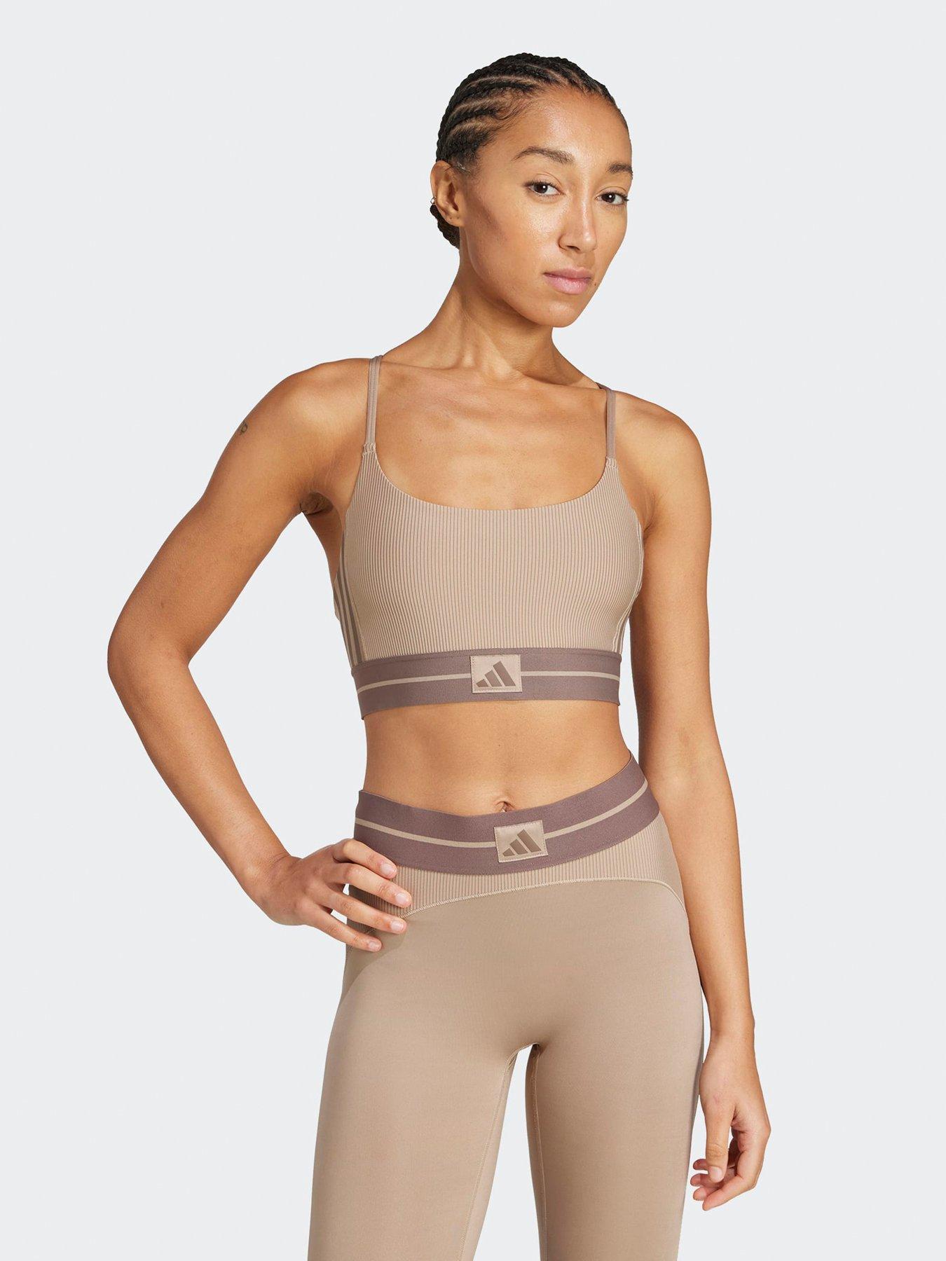 adidas-womens-training-hyperglam-rib-bralette-brown