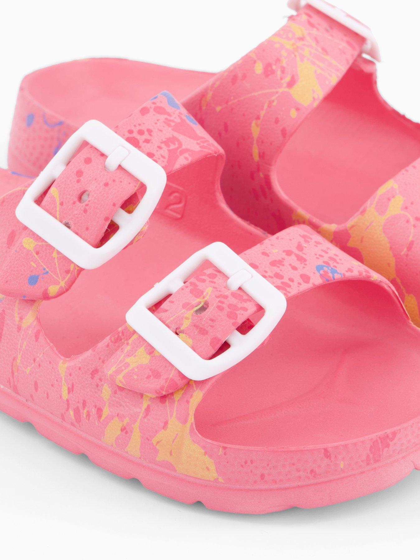 Image 5 of 6 of The Very Collection Multi Two Strap Sandals - Pink