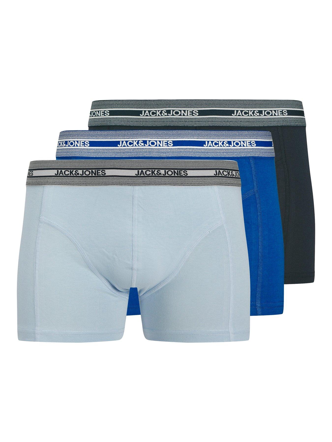 Jack & Jones Junior Boys Leo 3 Pack Trunks - Multi