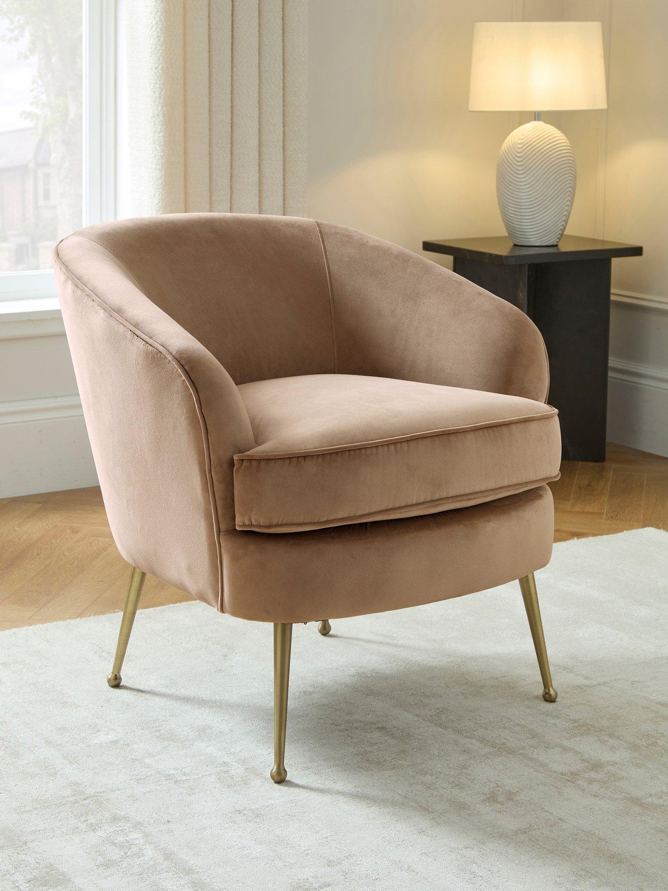 Image 1 of 7 of Very Home Muse Fabric Accent Chair