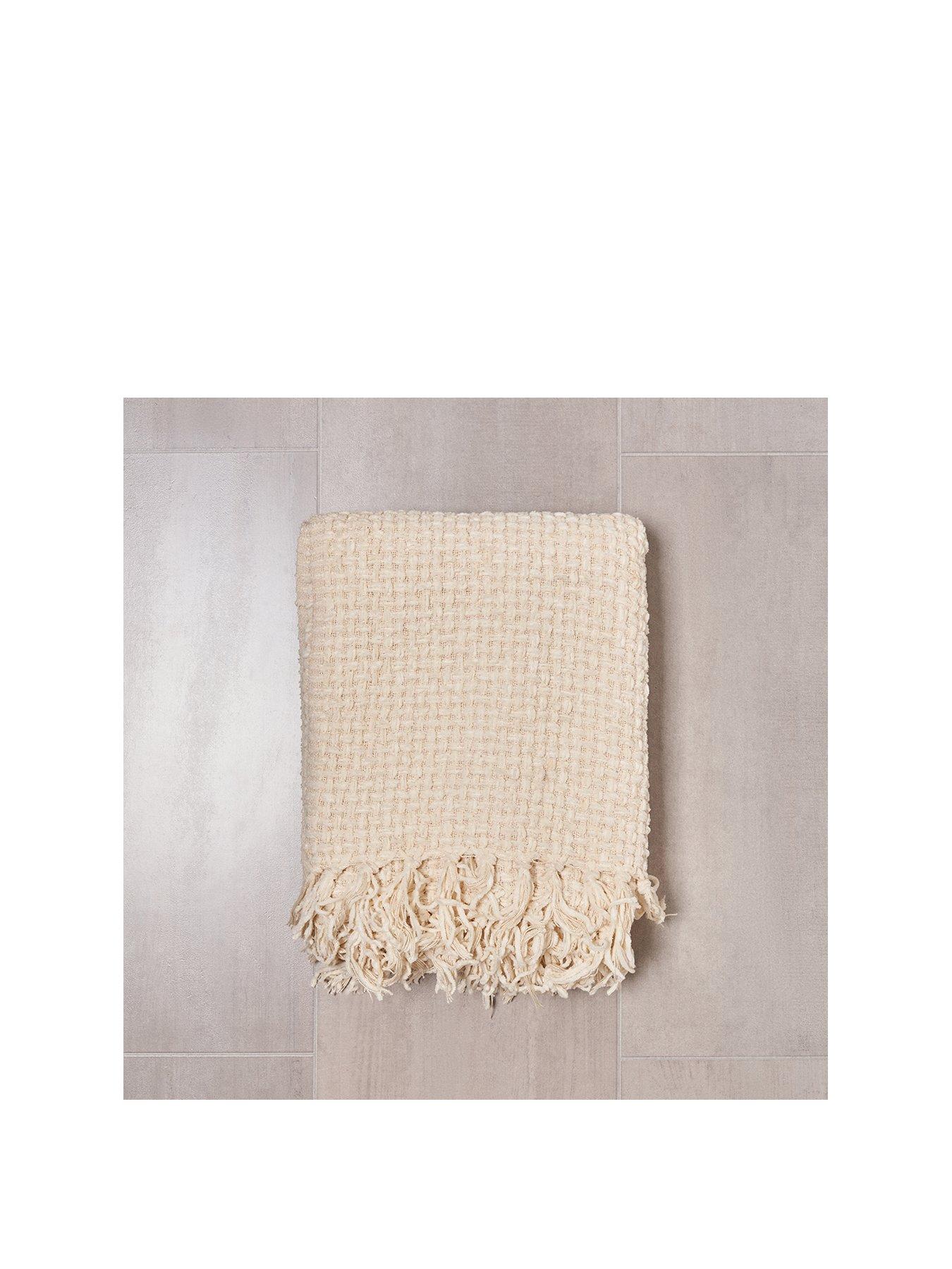 Image 2 of 7 of The Very Collection Cross Weave Chenille Throw