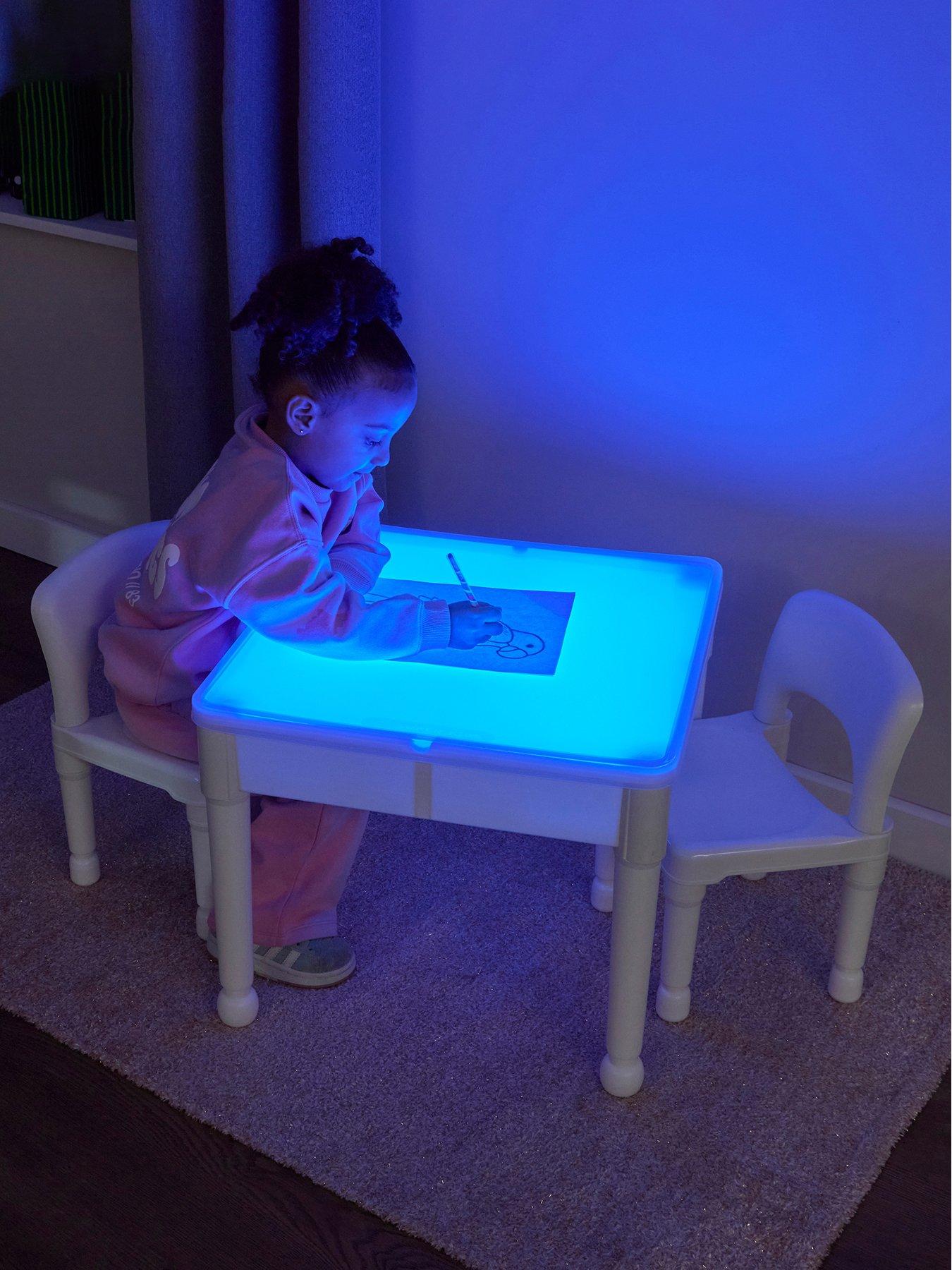 Image 3 of 7 of Liberty House Light Table and Two Chairs Set