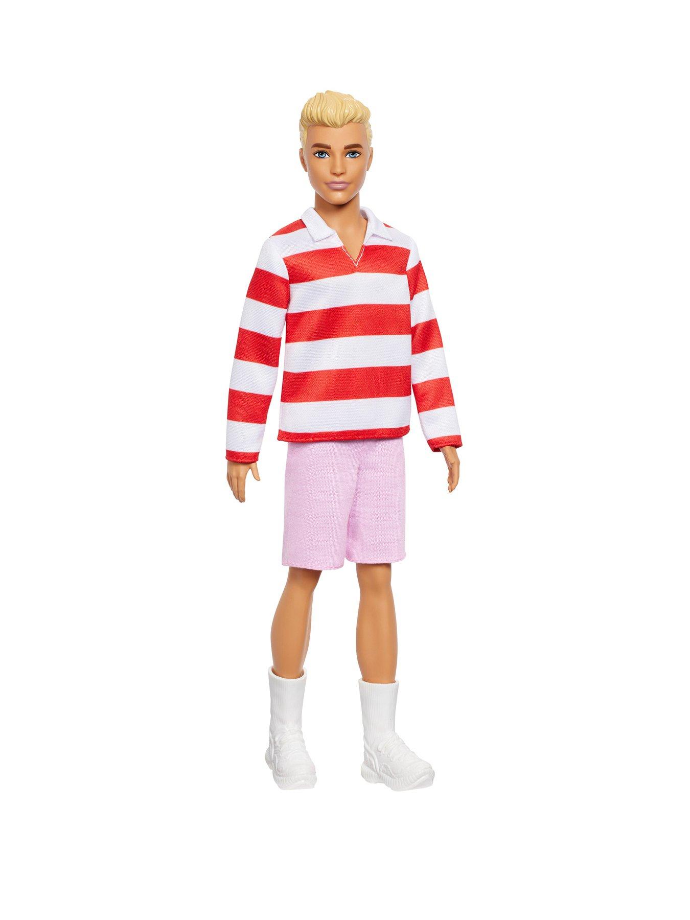 barbie-fashionistas-ken-doll-241-in-red-striped-top-and-pink-shorts-with-white-sneakers-blonde