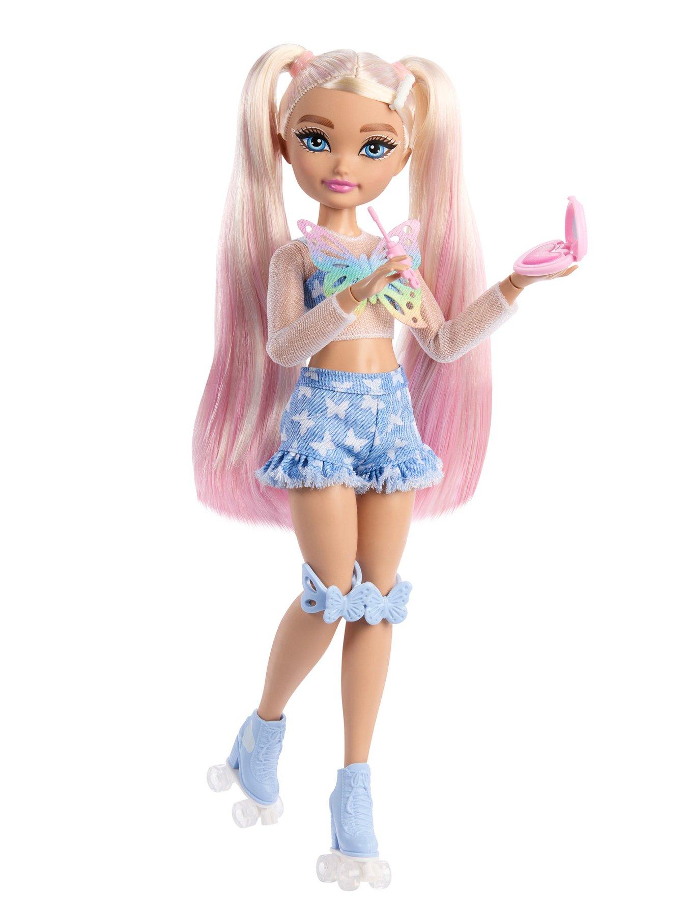 Image 5 of 6 of Barbie Dream Besties Barbie 'Malibu' Roller Skating Fashion Doll with 9 Makeup Themed Accessories